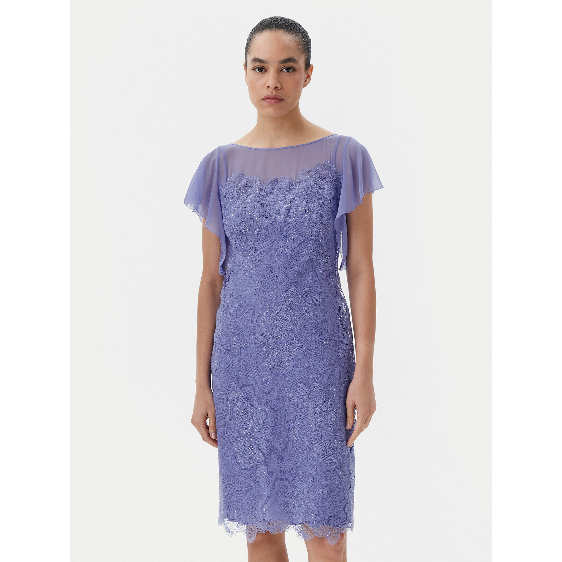 Luisa Spagnoli Coctailkleid Paniere 541685 Blau Regular Fit