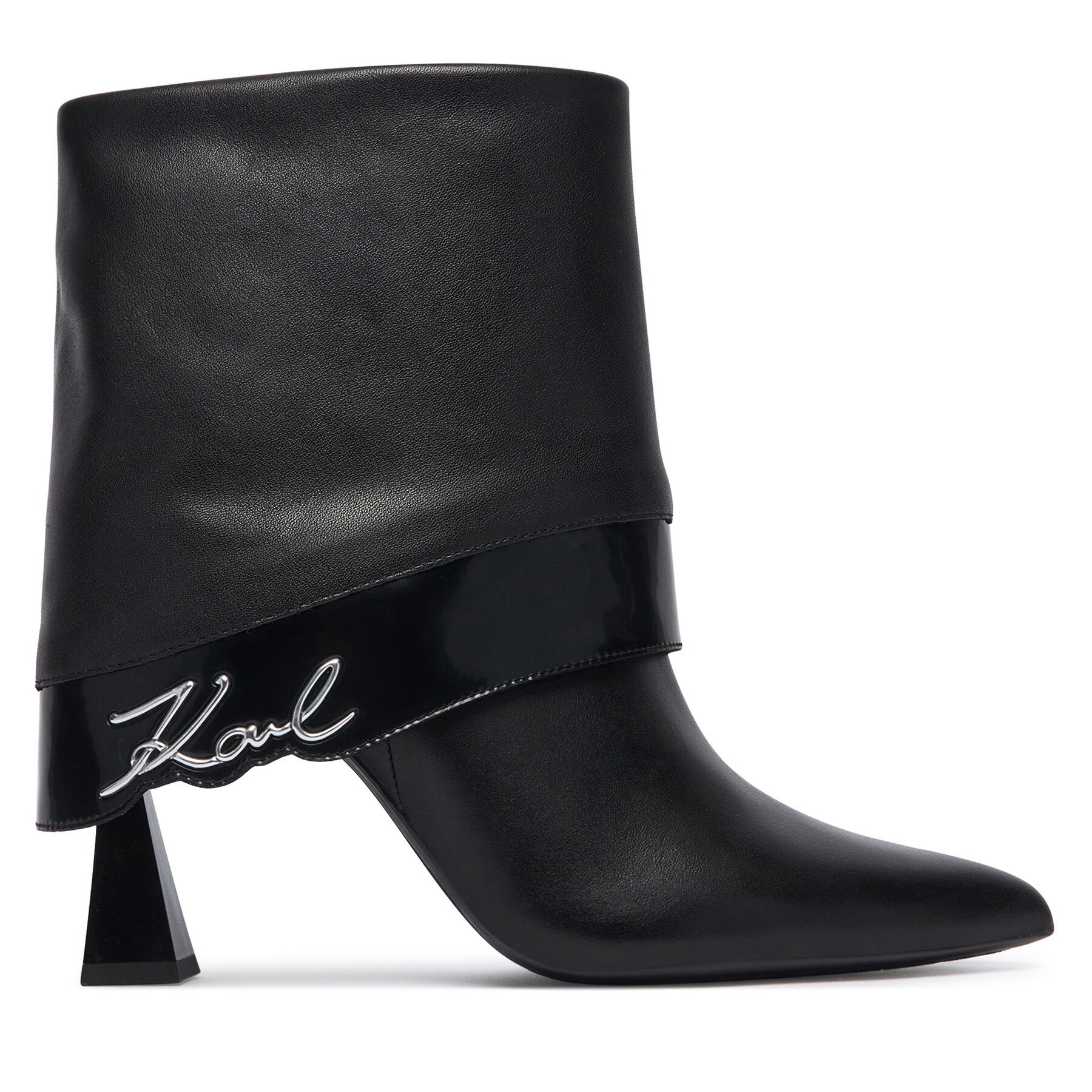Čizme KARL LAGERFELD Debutante KL32051 Crna