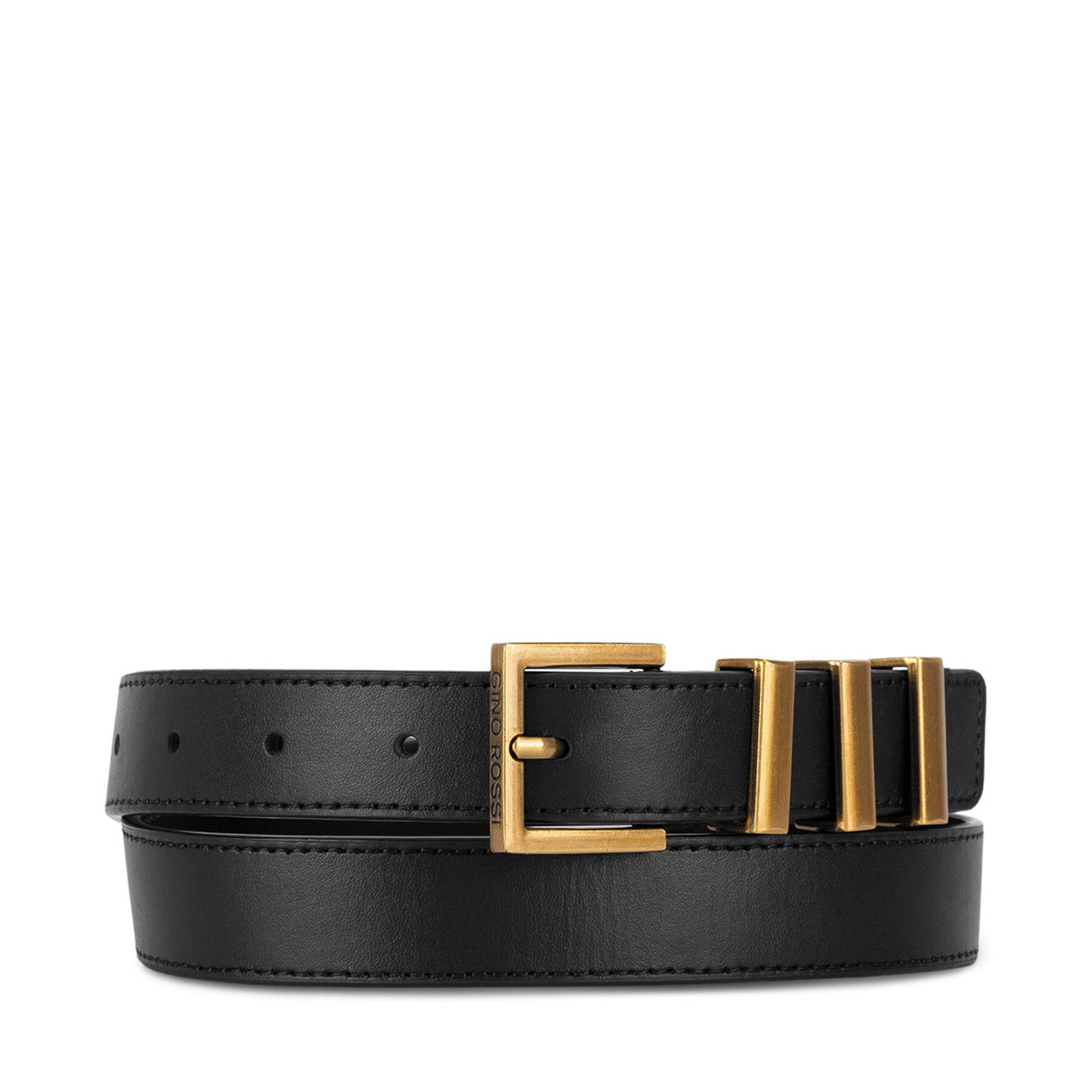 Дамски колан Gino Rossi BLYL24008-1 Черен