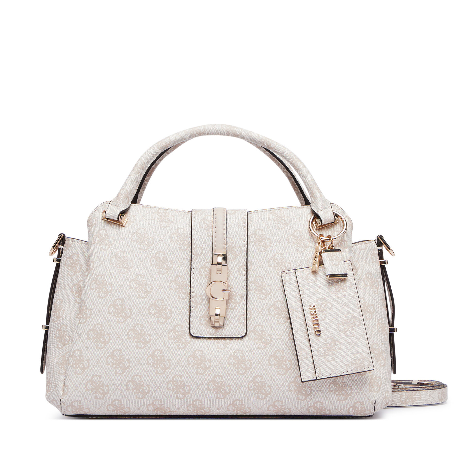 Geantă Guess Yvonne Logo HWSG23 78060 Crem