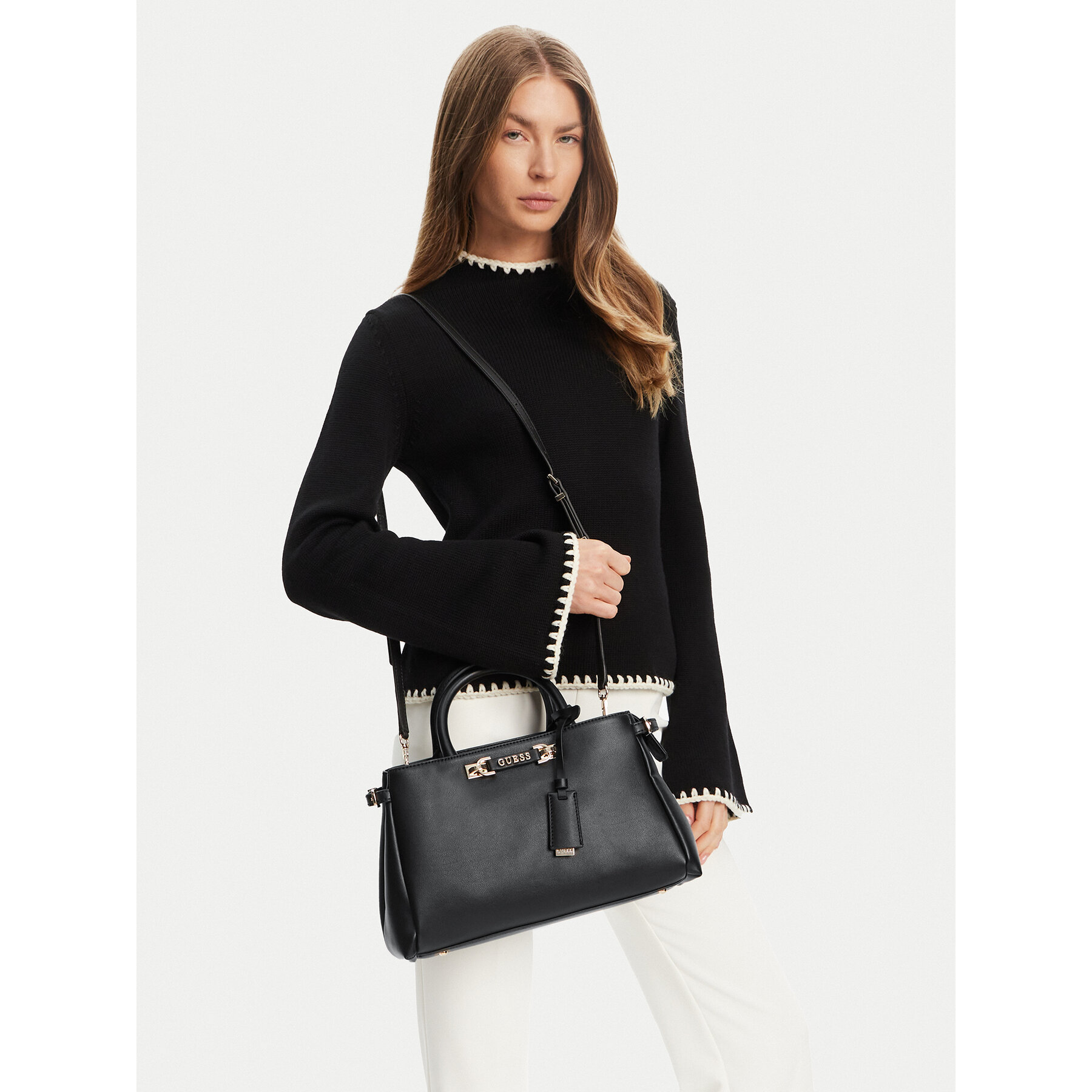 Geantă Guess Lefia HWBG96 44060 Negru