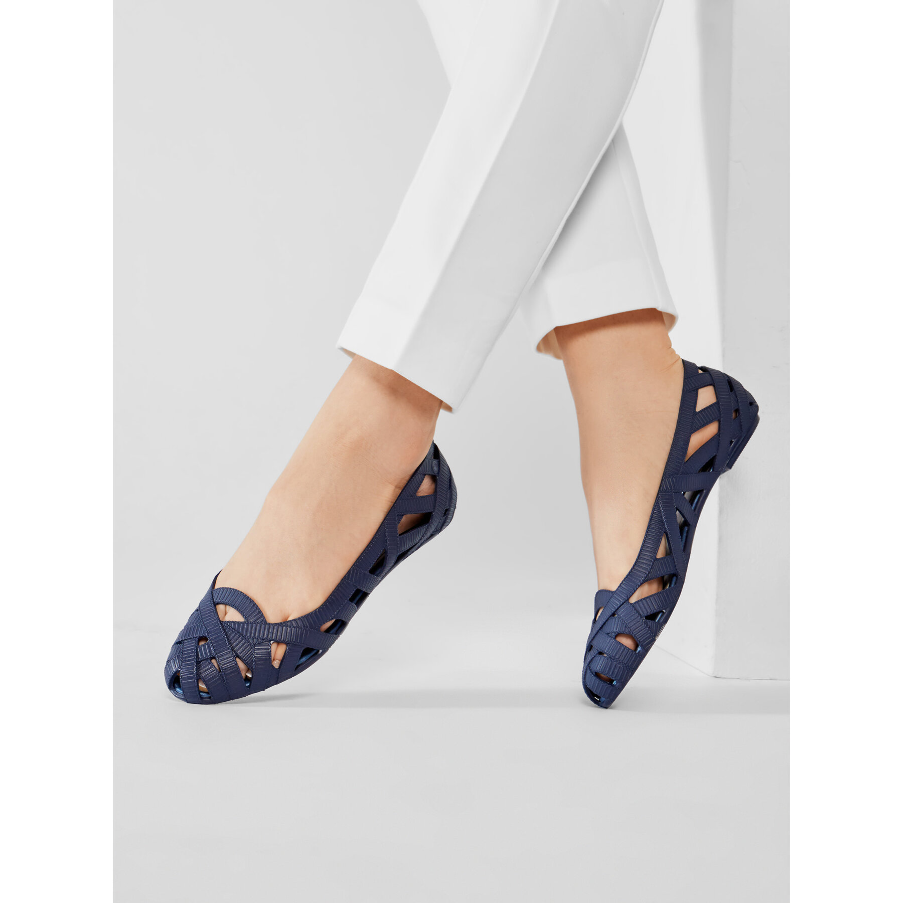 Baleríny Melissa Jean Jason Wu VI Ad 31698 Tmavomodrá