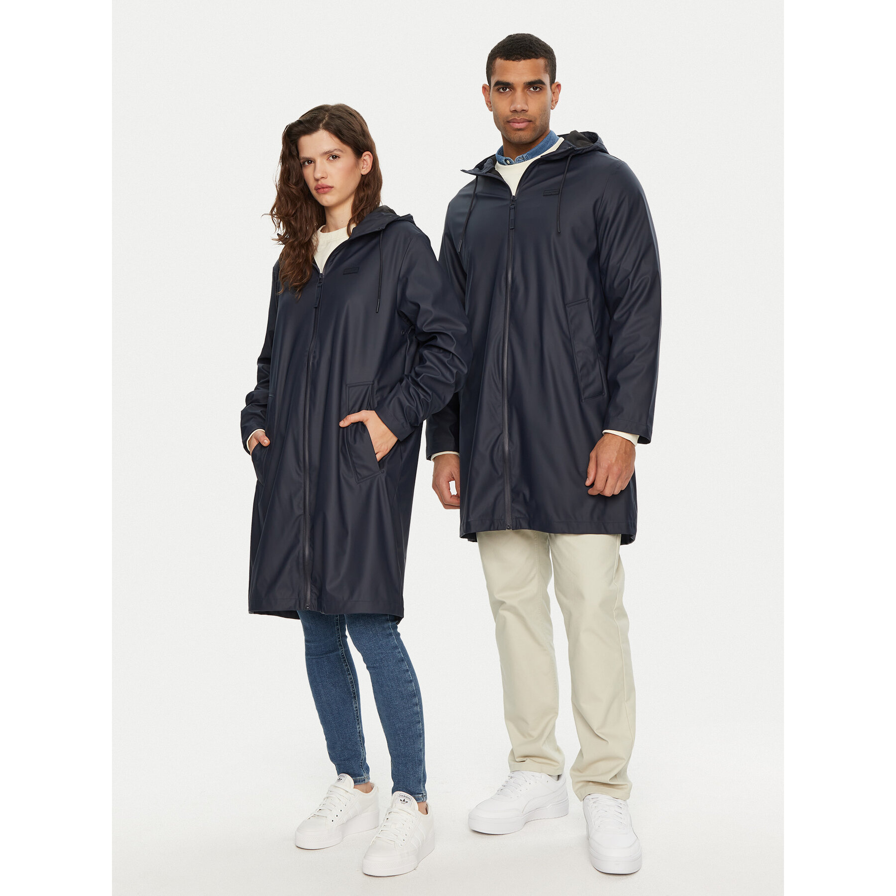 Hunter Regenjacke Andrea HARU0002242 Dunkelblau Regular Fit
