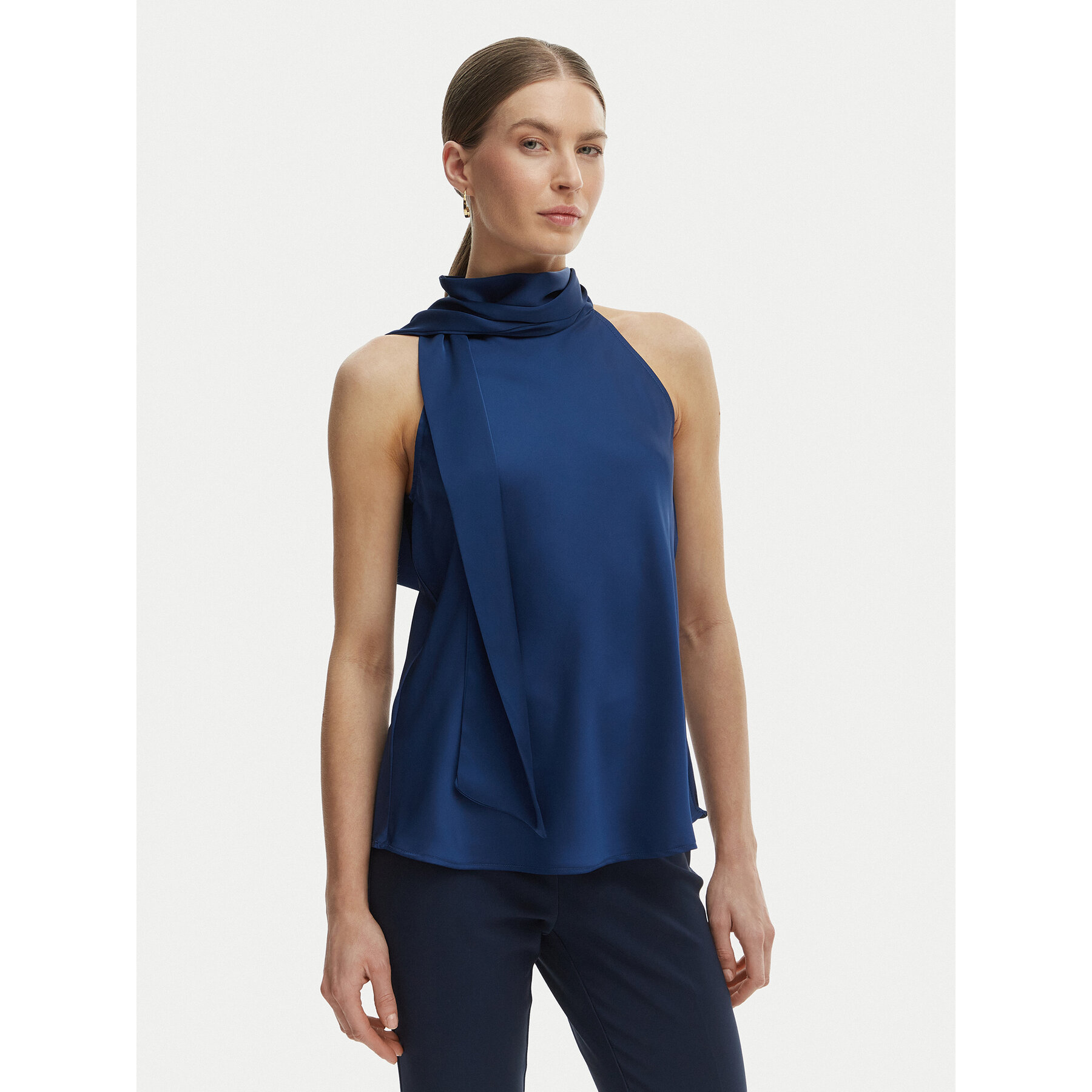Rinascimento Bluse CFC0127770003 Blau Regular Fit