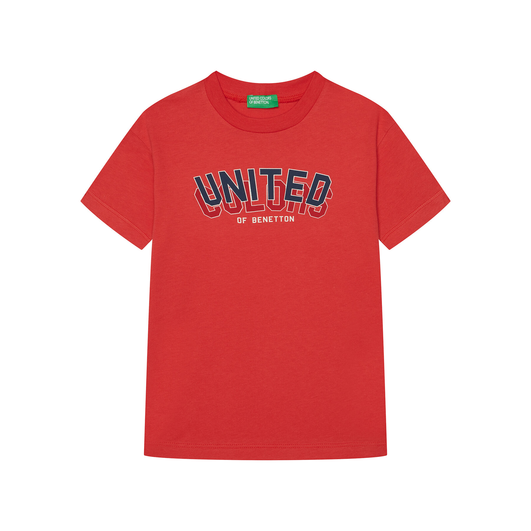 United Colors Of Benetton Póló 3I1XC10N3 Piros Regular Fit