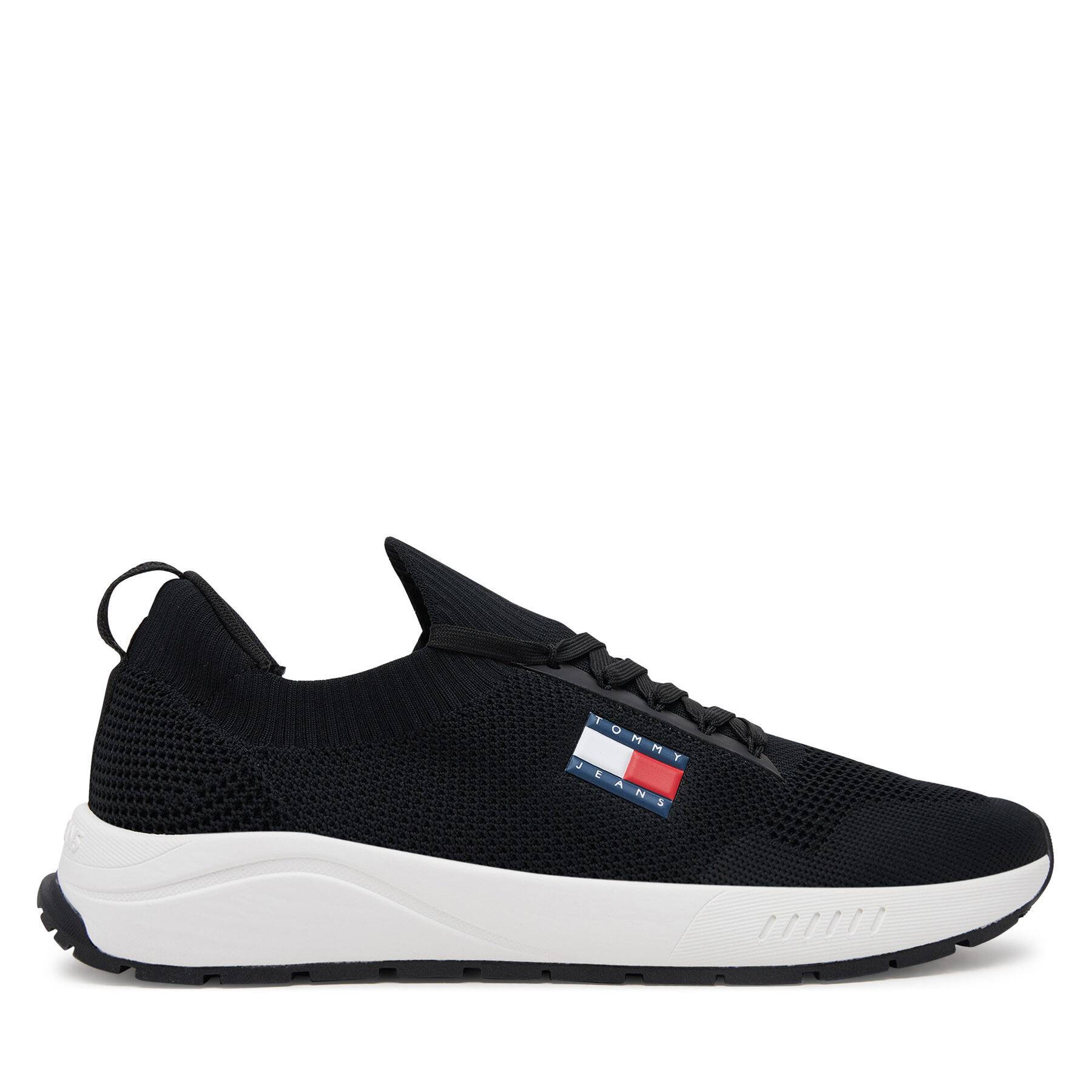 Sportcipők Tommy Jeans Runner Kntitted EM0EM01555 Fekete