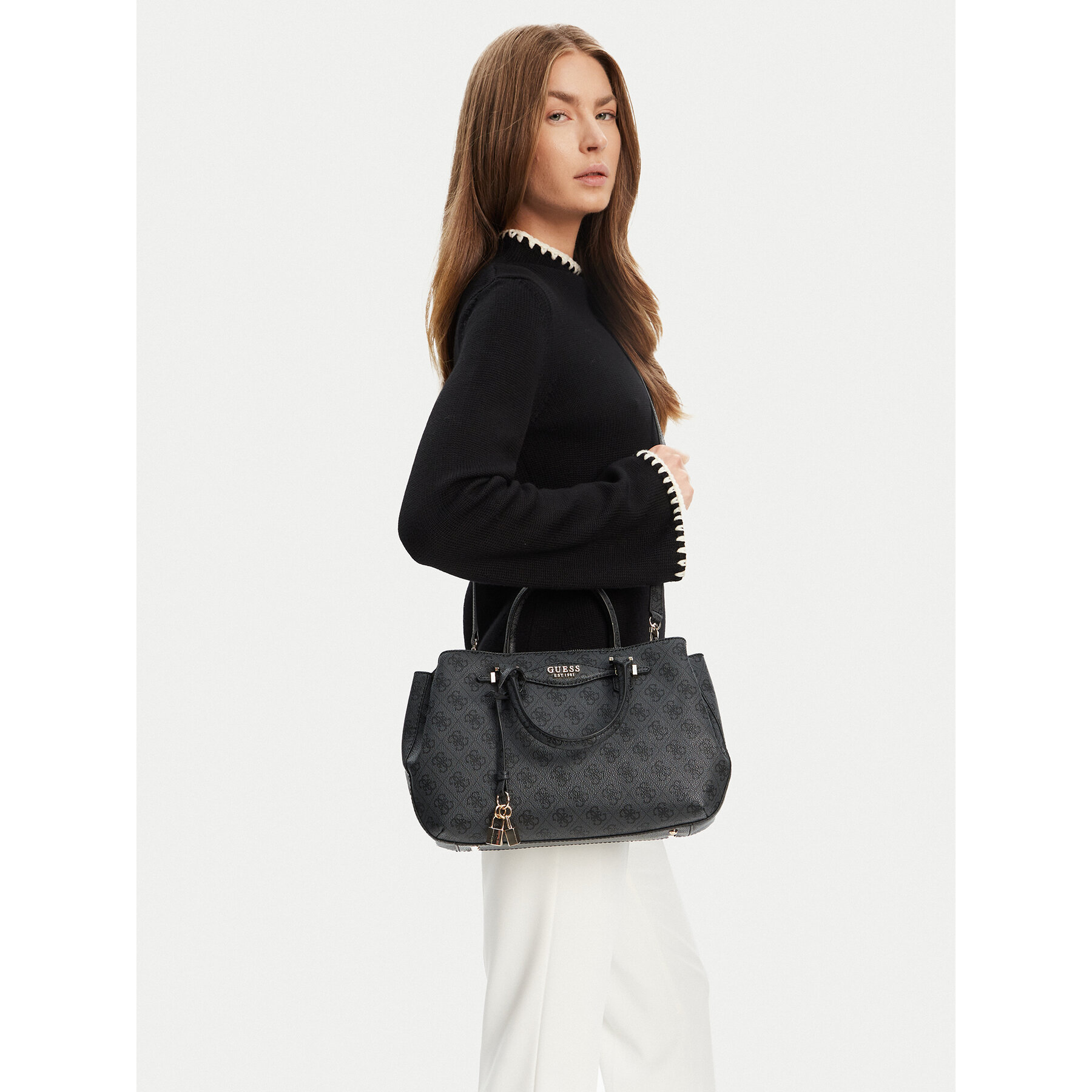 Дамска чанта Guess Katya HWSG96 52060 Сив