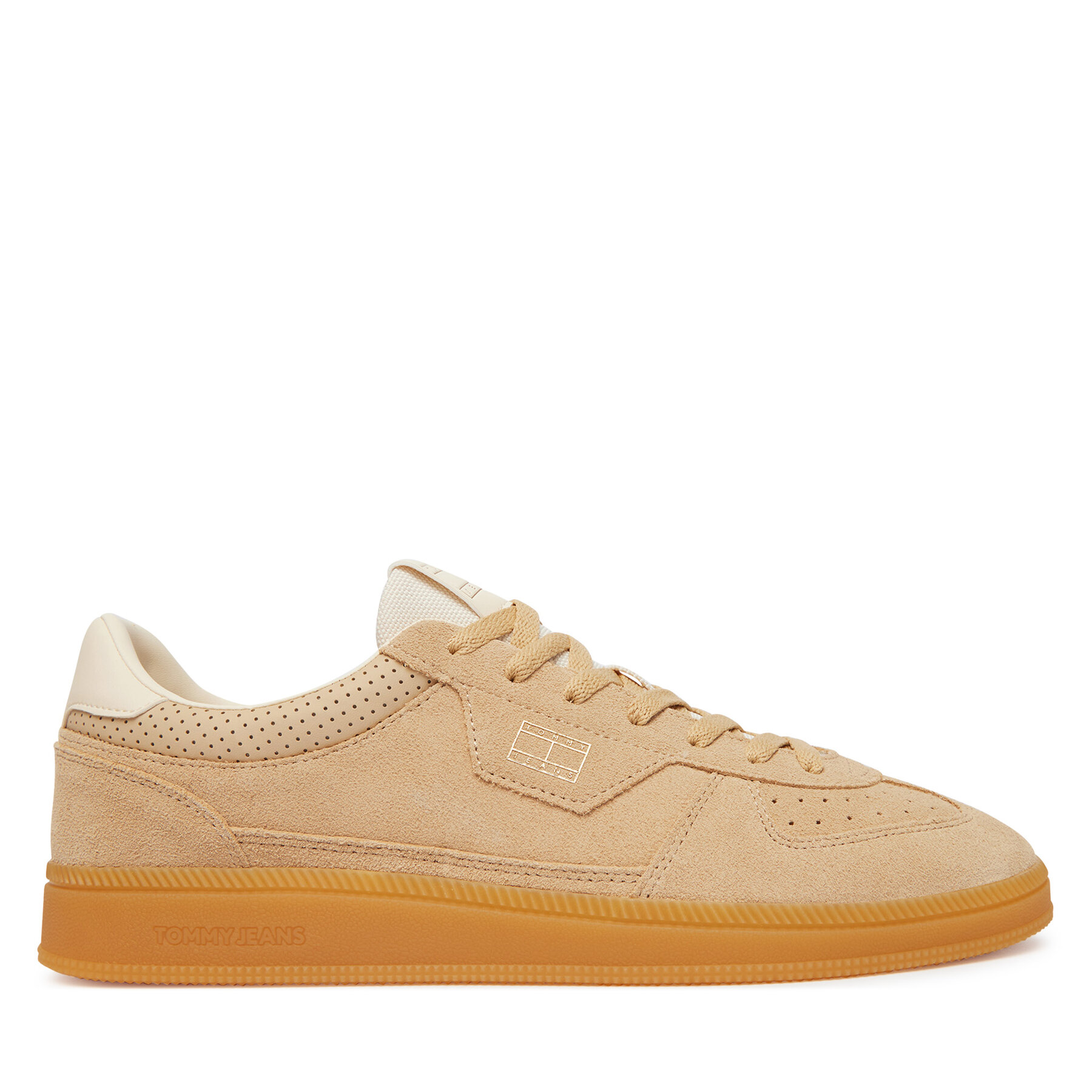 Superge Tommy Jeans The Greenwich Edge Suede EM0EM01732 Svetlo bež