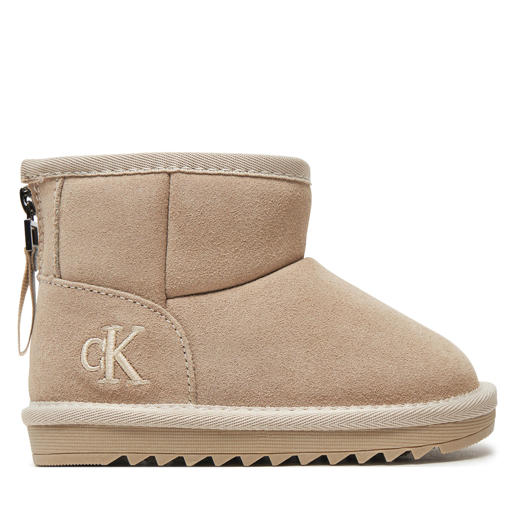 Dziecięce Śniegowce Calvin Klein Jeans, Rozmiar 27 Beżowy Fur Boot V3A5-81036-0187 M