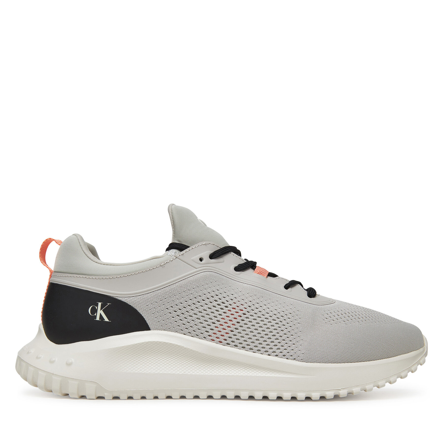 Sneakersy Calvin Klein Jeans Eva Runner Tech Knit YM0YM01293 Sivá