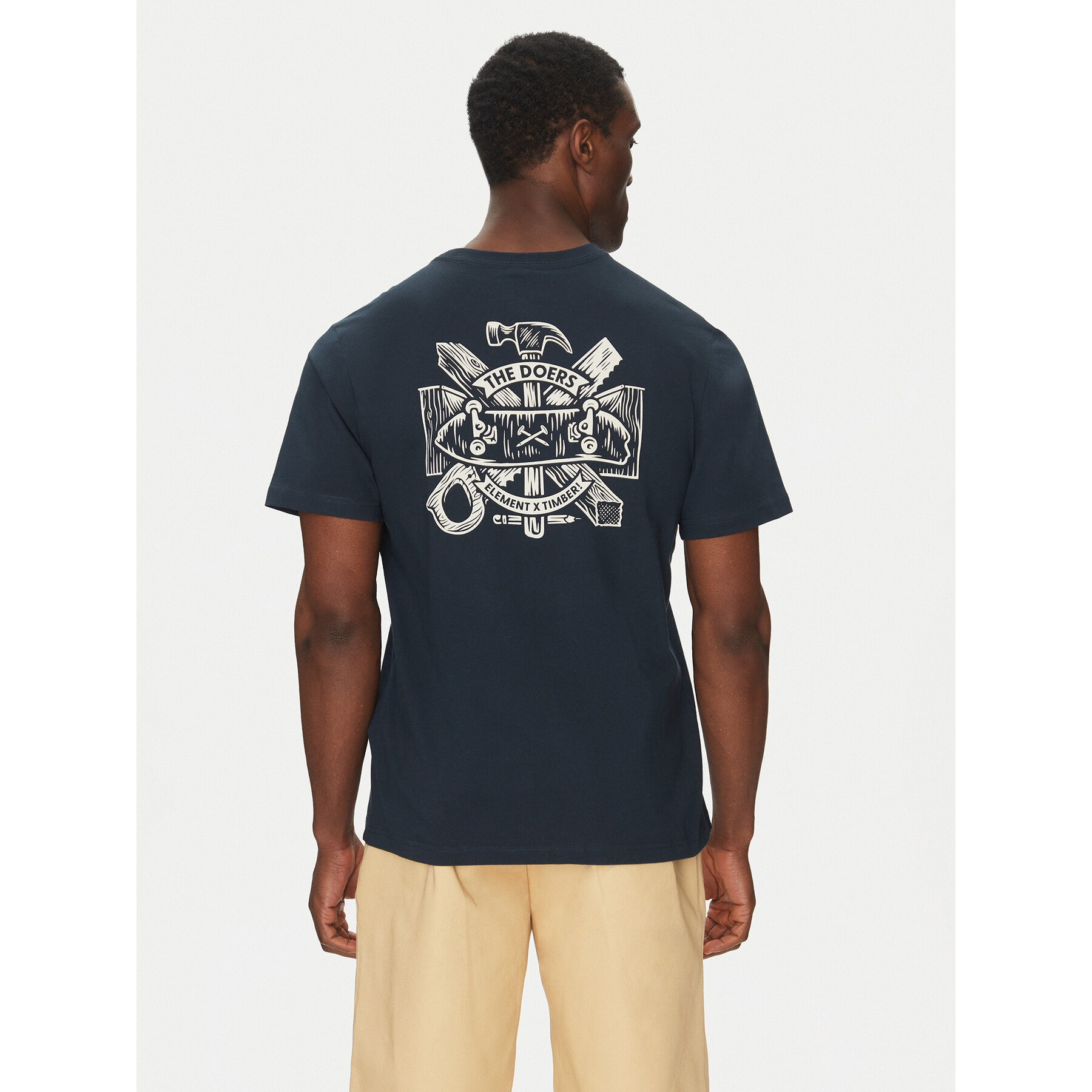 Element T-shirt ELYZT00522 Blu scuro Regular Fit