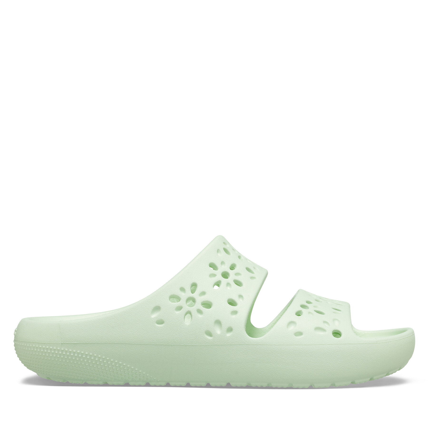 Şlapi Crocs Classic Floral Cutout Sandal 210966 Verde