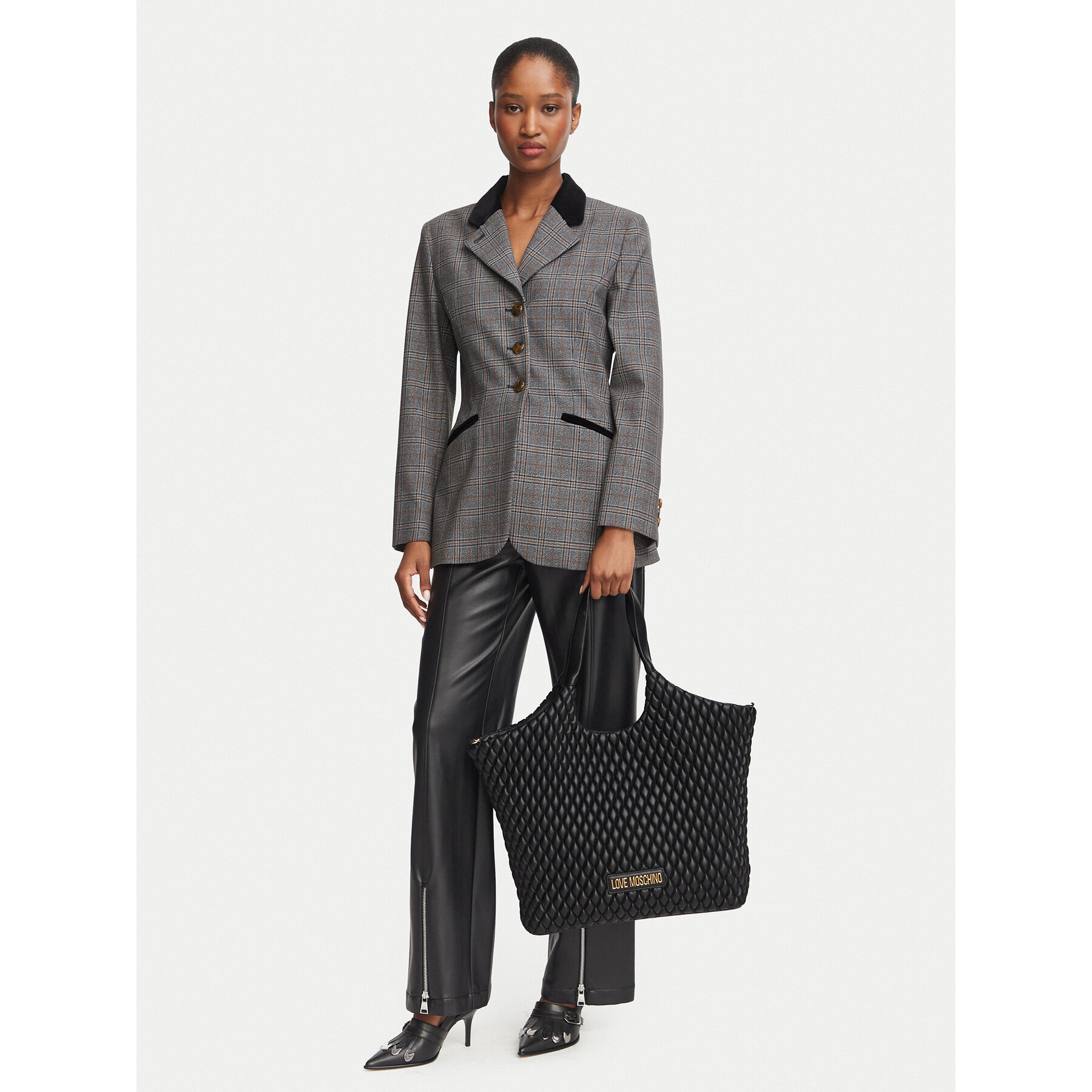 Τσάντα LOVE MOSCHINO JC4292PP0PK1200A Μαύρο