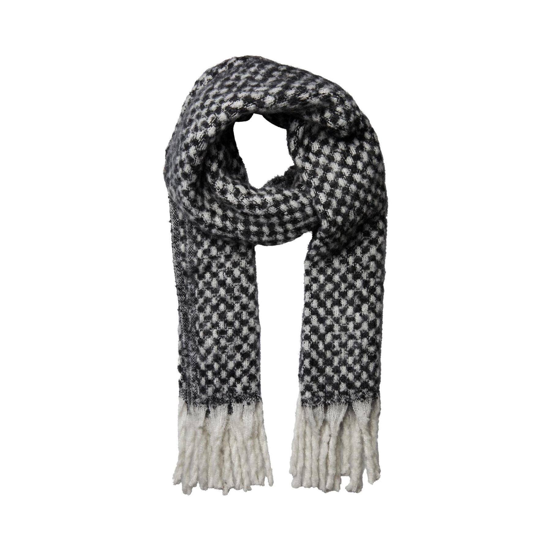 

Шарф Pieces 17144460 Black 4351392, Чорний