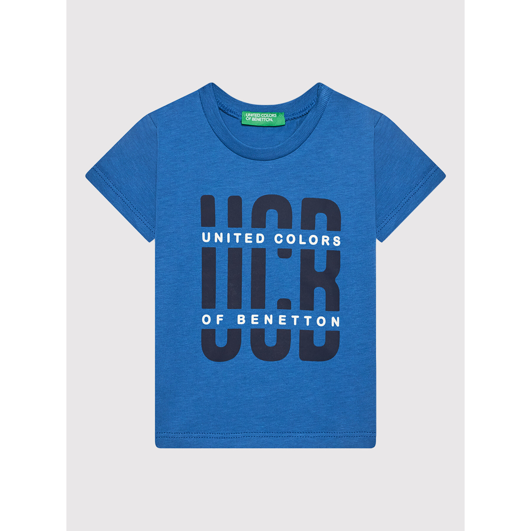 United Colors Of Benetton Póló 3I1XG100G Kék Regular Fit
