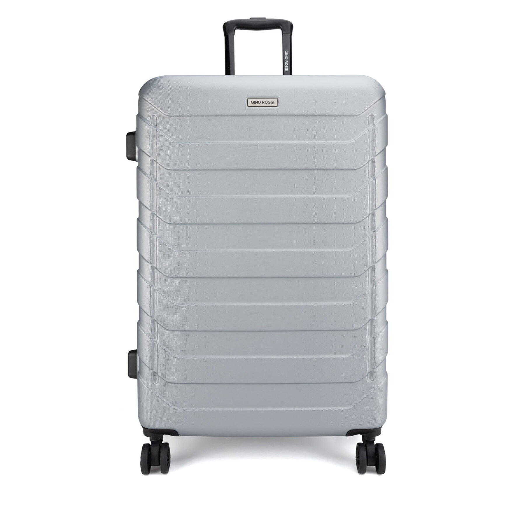 Velký kufr Gino Rossi GIN-L-003-05-SILVER Stříbrná