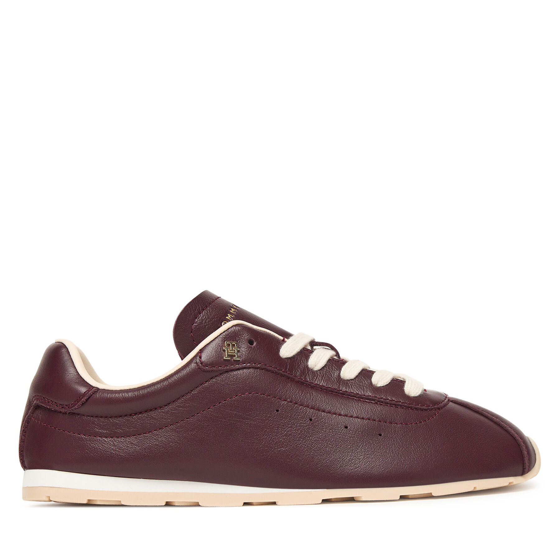 Sneakersy Tommy Hilfiger Th Low Profile Runner FW0FW08951 Bordová