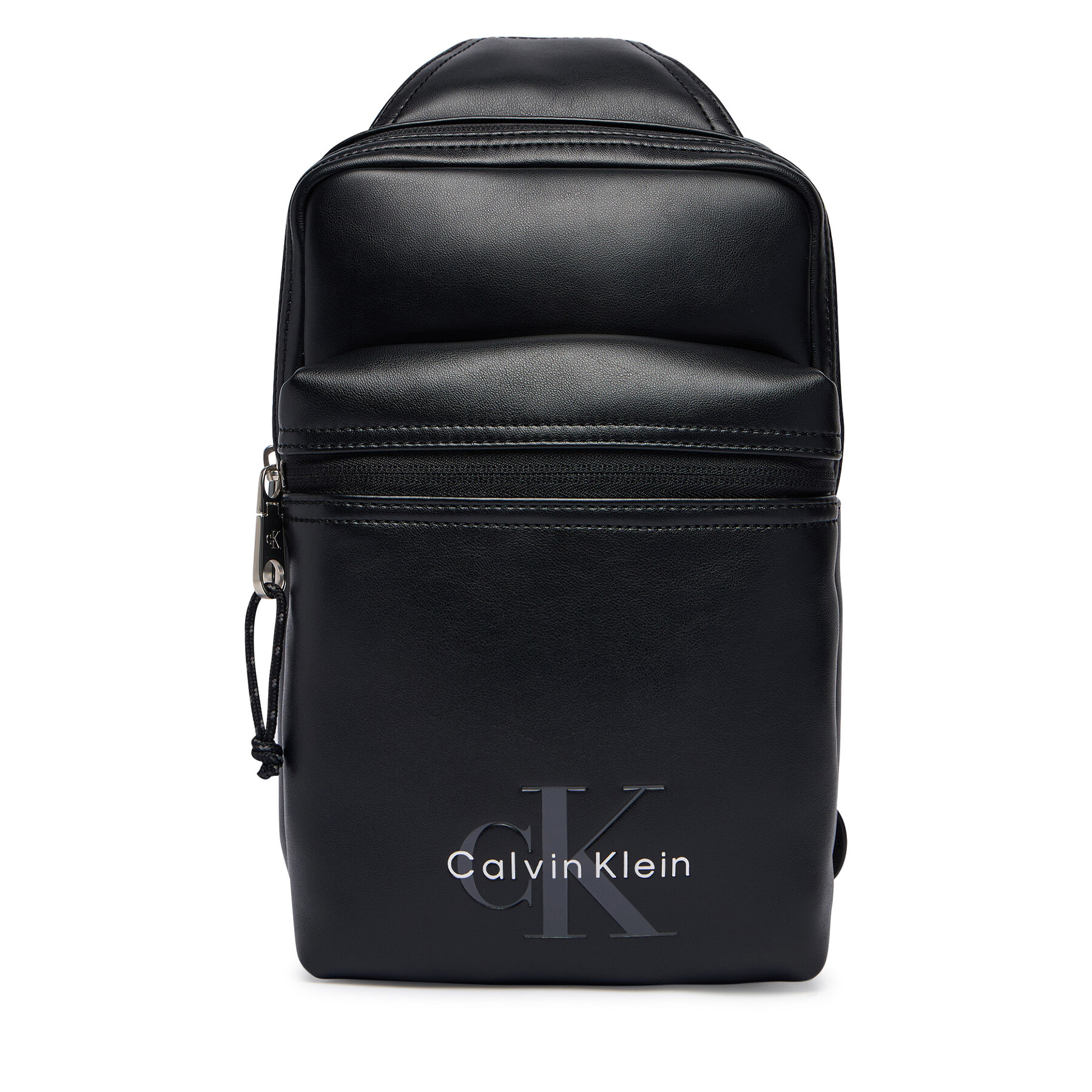 Τσαντάκι Calvin Klein Bold Logo Webbing Sling Lv04D3449G Μαύρο