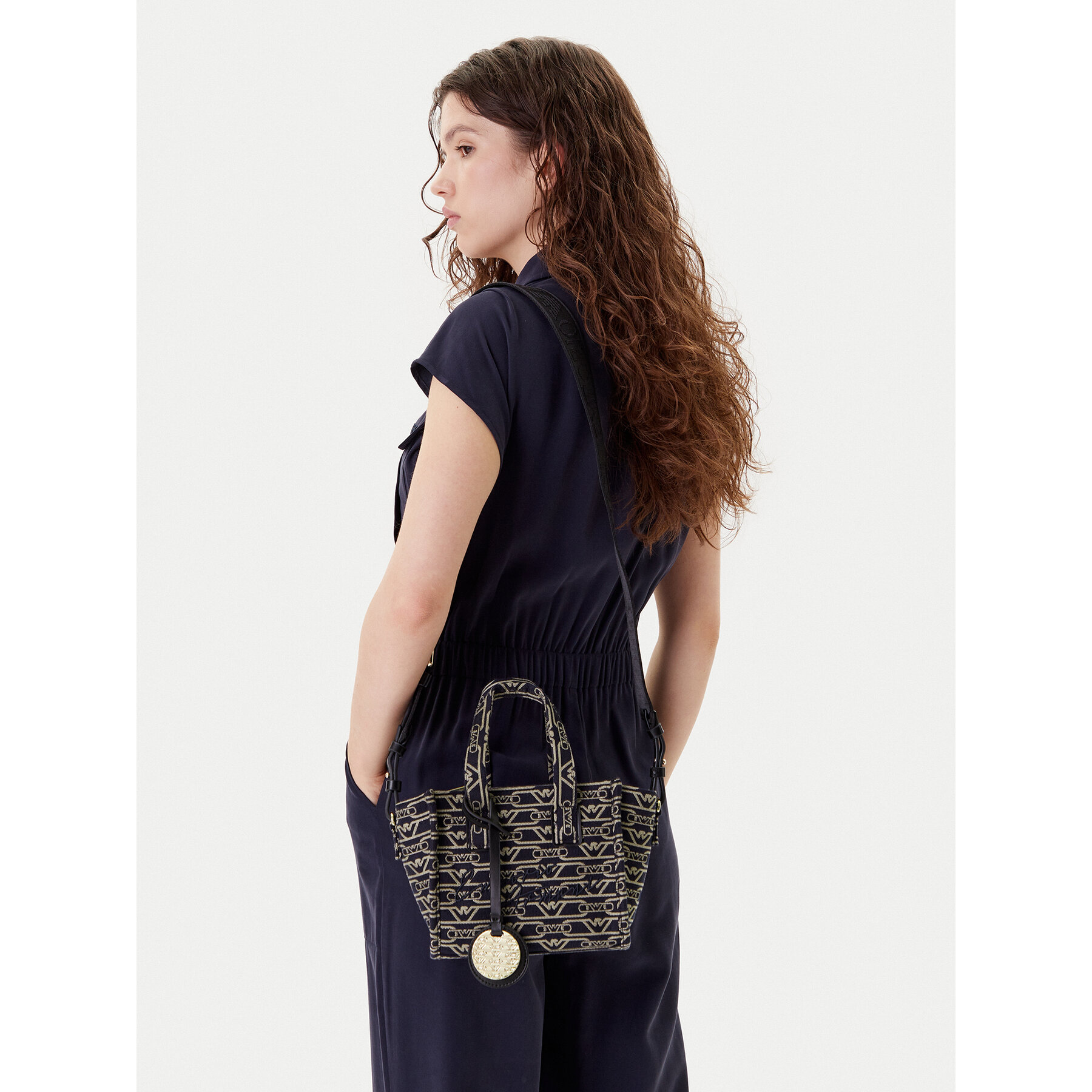 Borsetta Emporio Armani EW000371 AF12993 FB237 Blu scuro