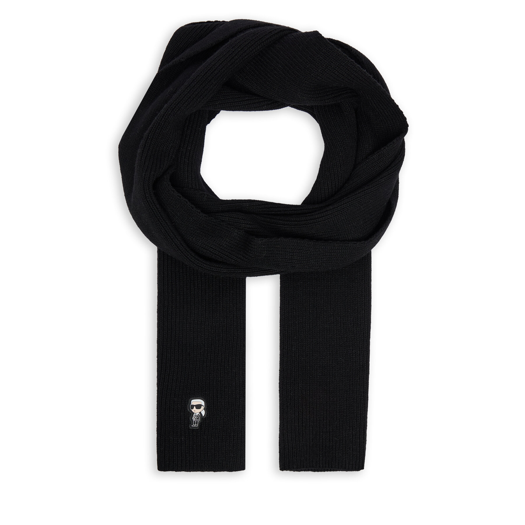 Κασκόλ KARL LAGERFELD 246W3306 Μαύρο