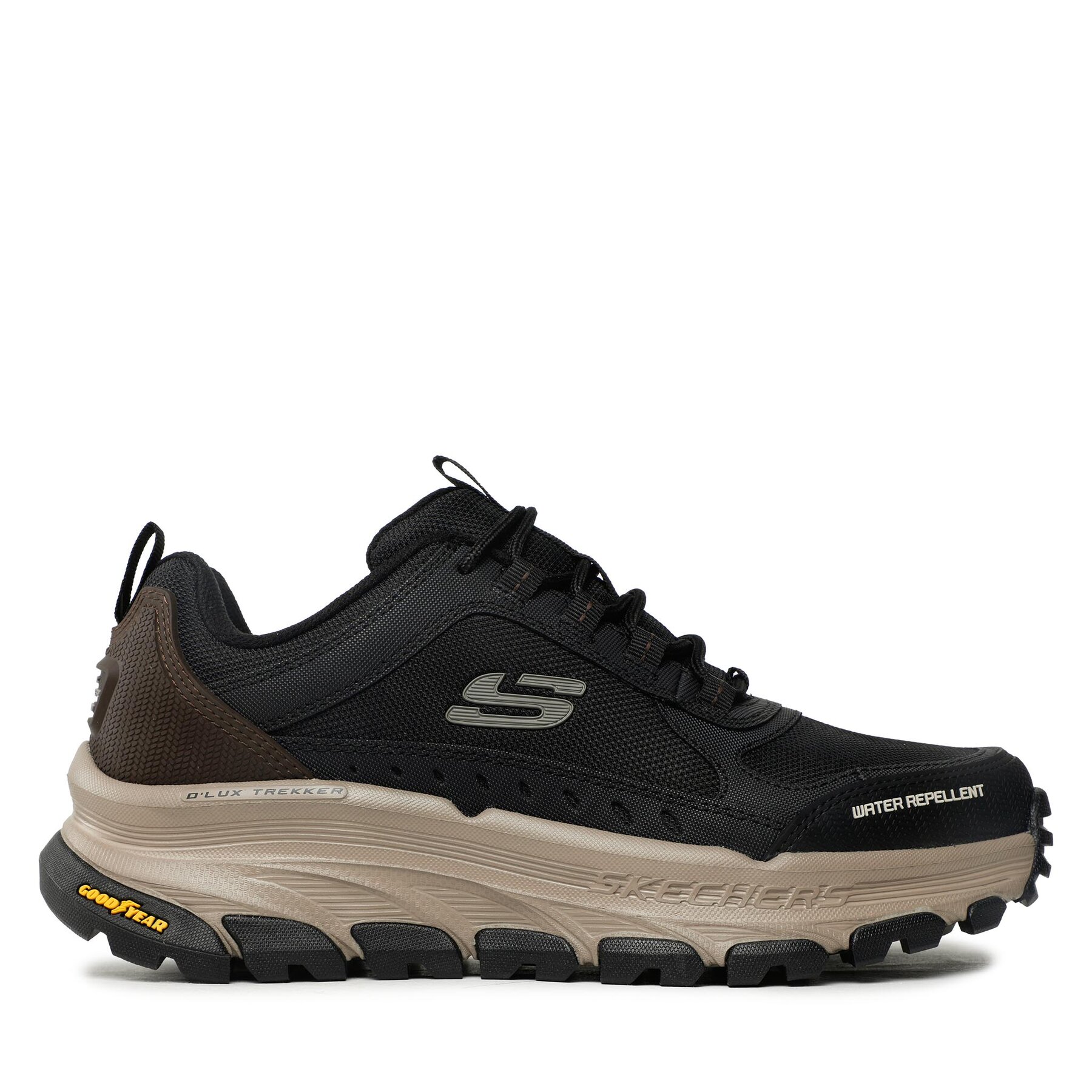 Παπούτσια πεζοπορίας Skechers D'Lux Trekker 237565/BKNT Μαύρο