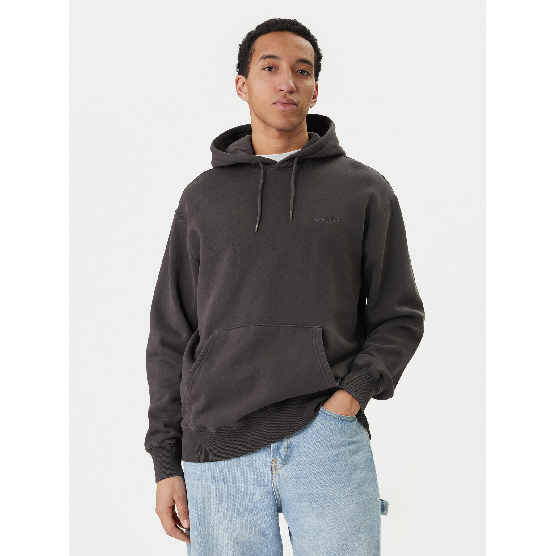 Element Sweatshirt Lowecase Pigment ELYFT00173 Schwarz Regular Fit