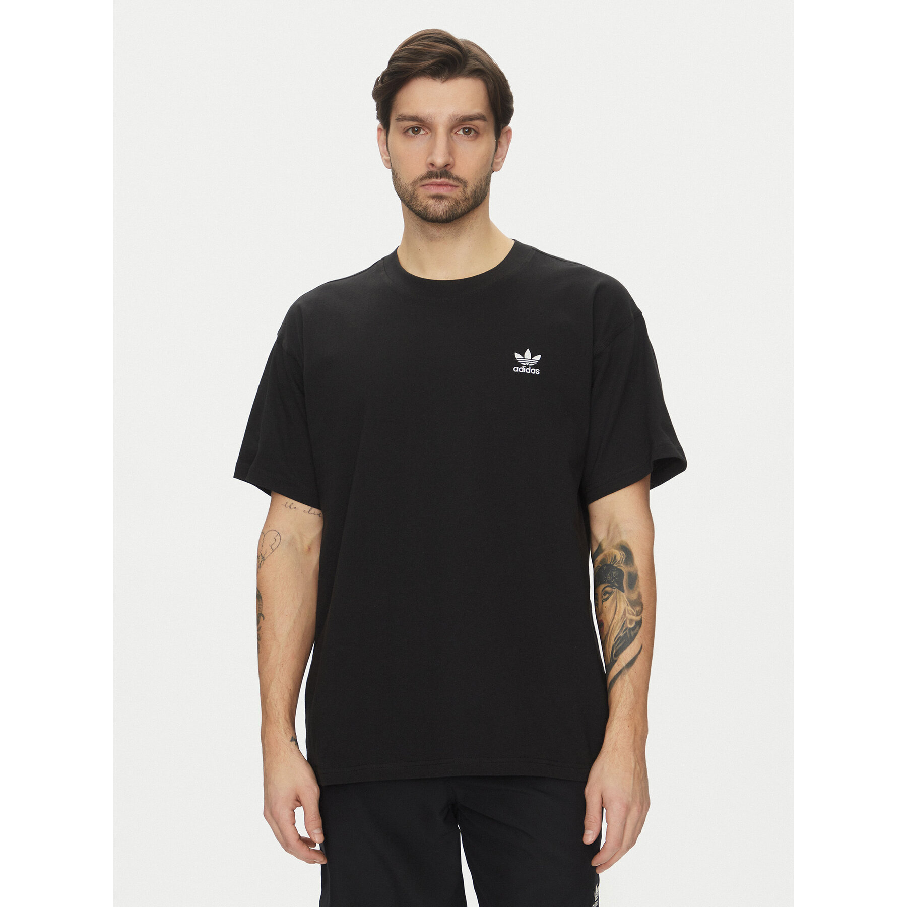 adidas T-shirt Trefoil Essentials JD0349 Nero Oversize