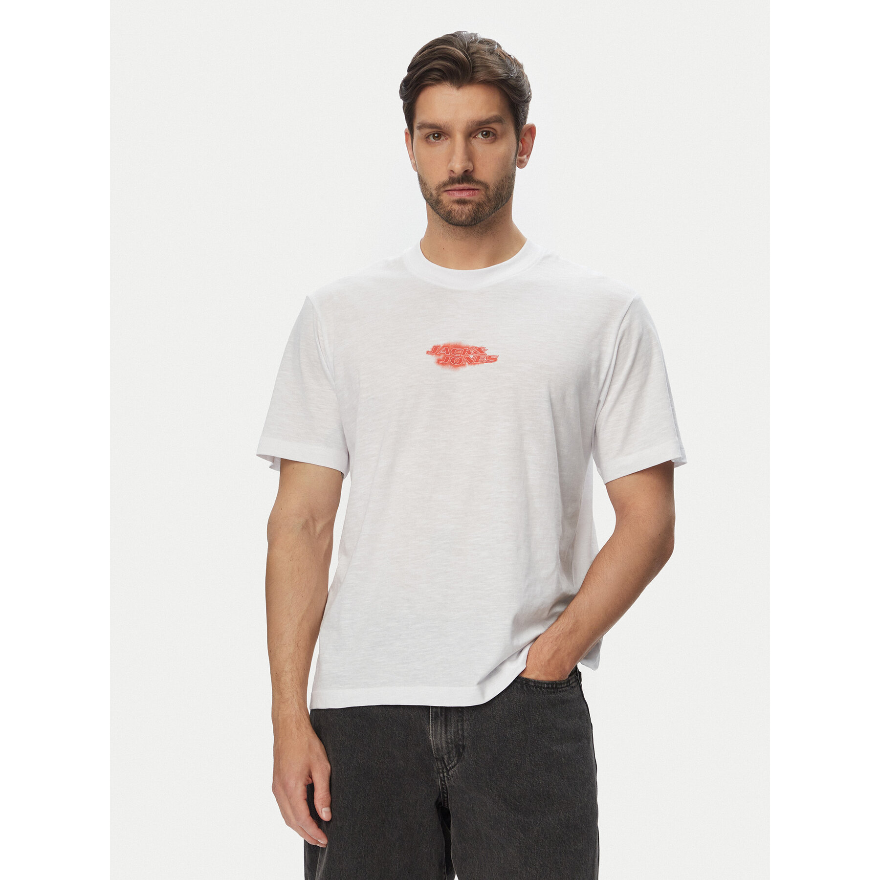 Jack & Jones T-shirt Fusion 12294963 Bijela Regular Fit