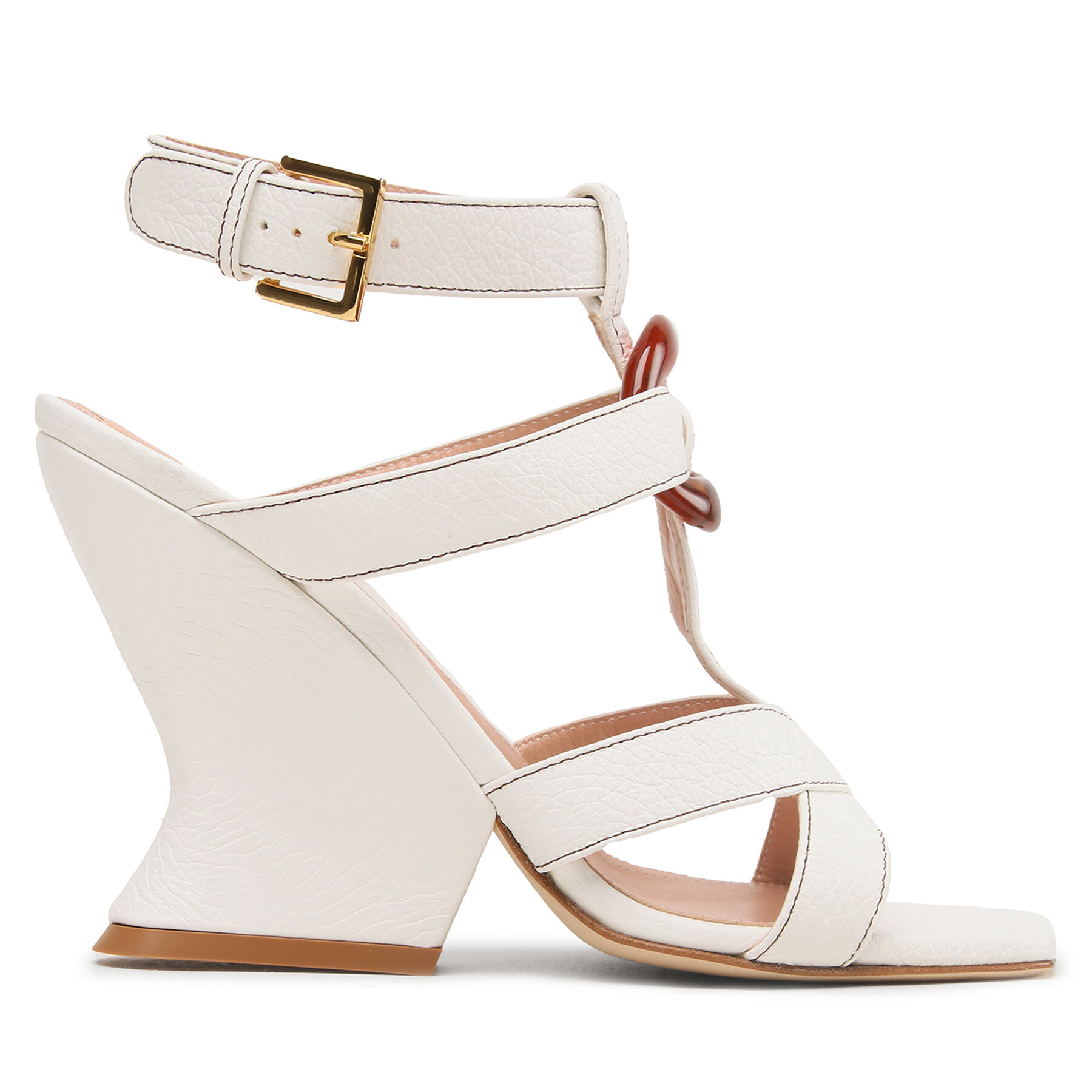 Sandalias Alberta Ferretti 23151A6306 8003 Blanco