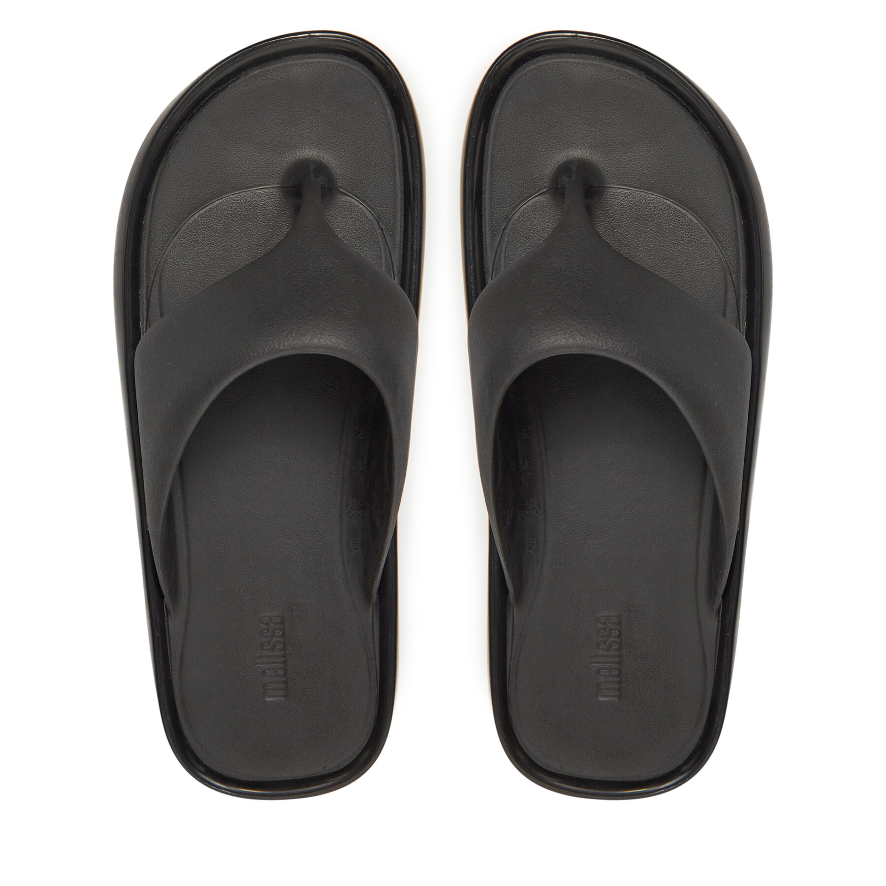 Női Flip-flops Melissa, Méret: 38, Fekete, Float Ad. 33915