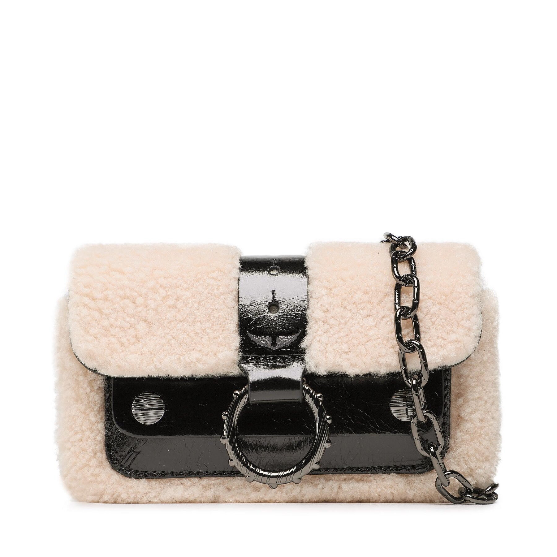 Damska Torebka Zadig&Voltaire Écru Kate Wallet LWBA00237