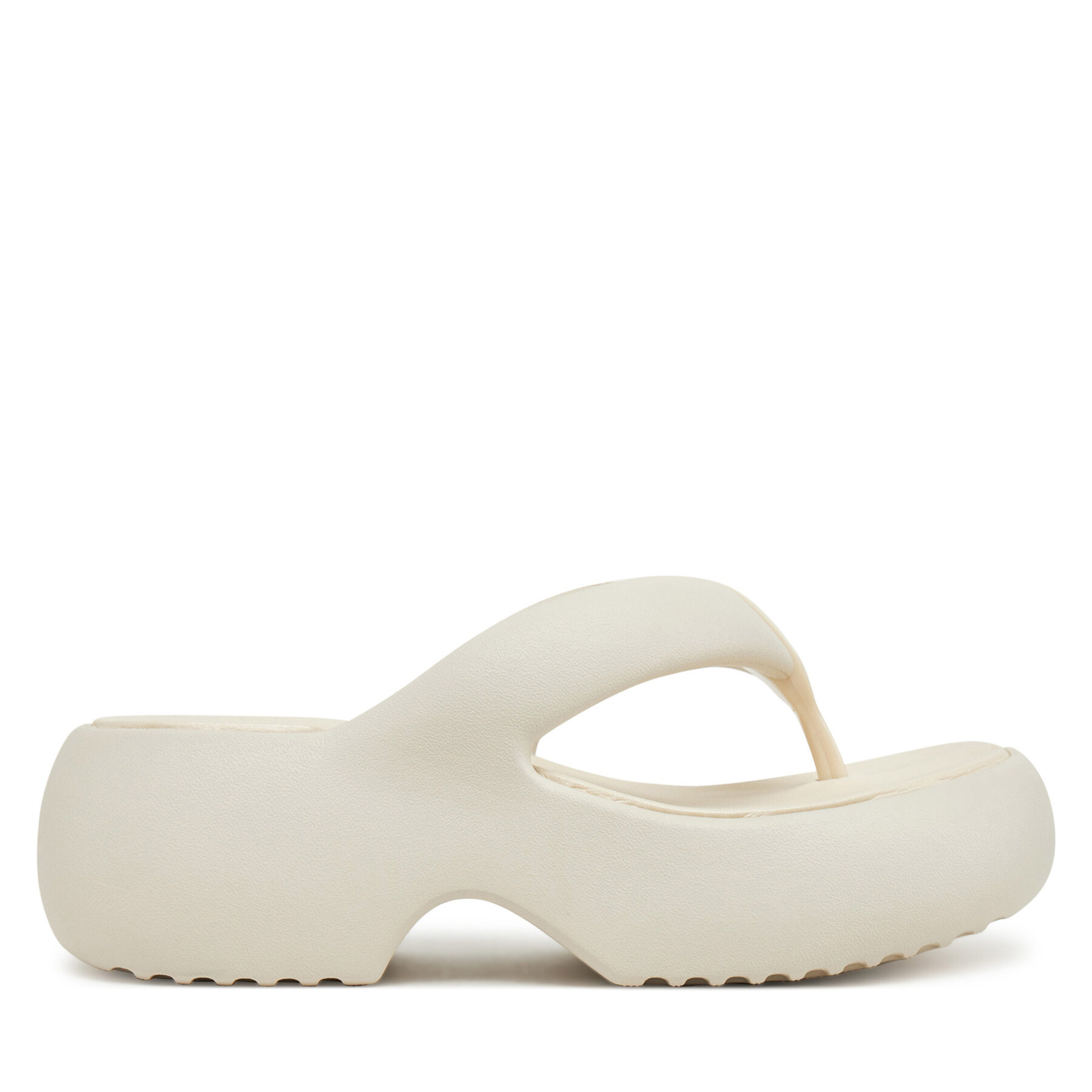 Női Flip-flops Melissa, Méret: 41/42, Bézs, Melissa Free Fuzzy Platform Ad M 35875