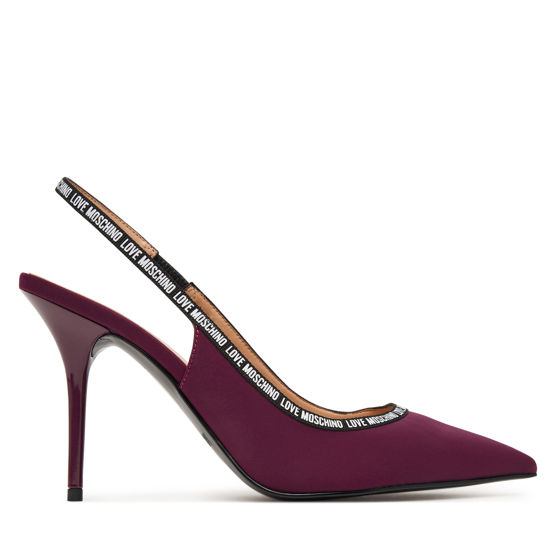 Čevlji z visoko peto LOVE MOSCHINO JA10429G1PIM0552 Bordo rdeča