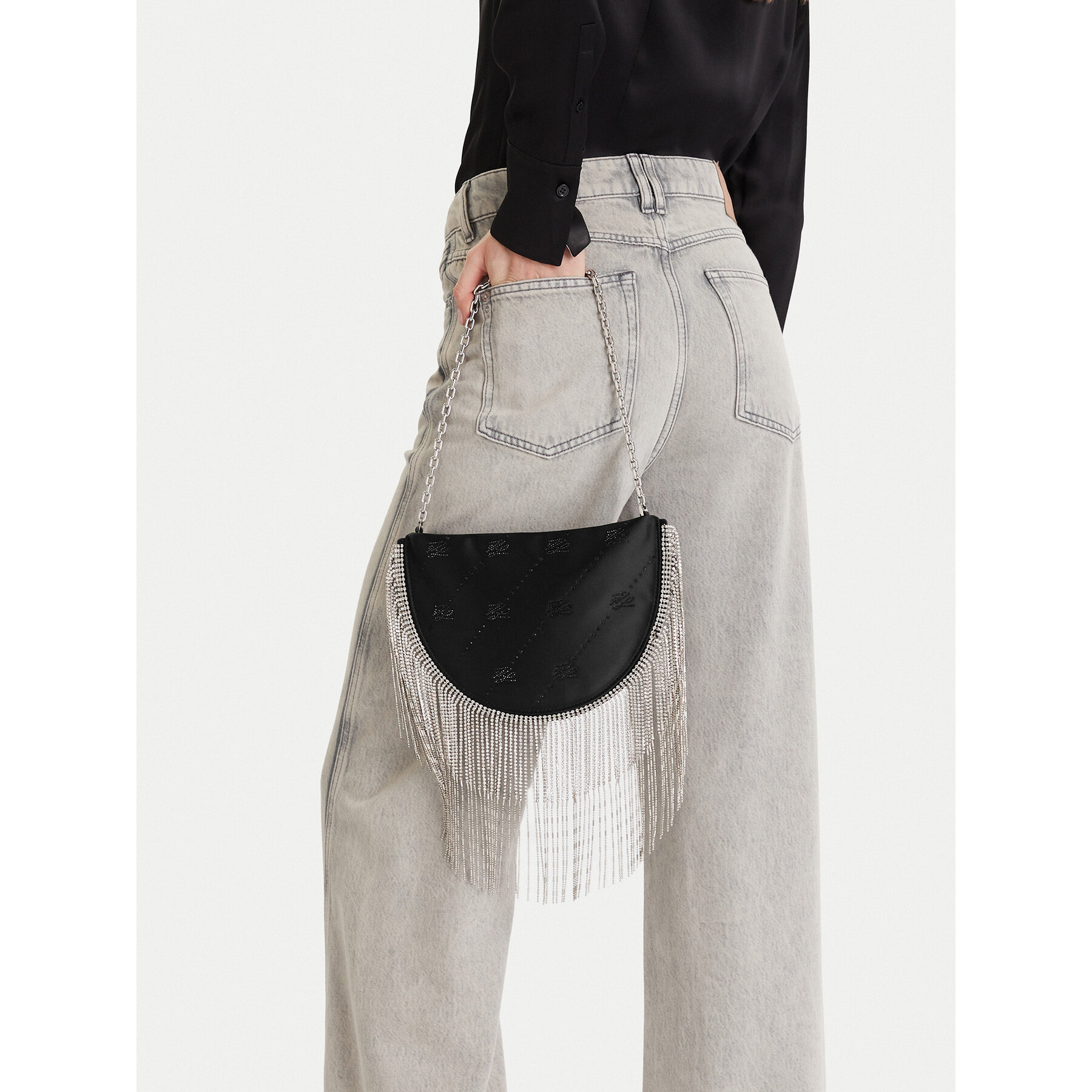 Geantă KARL LAGERFELD A4W30111 Negru