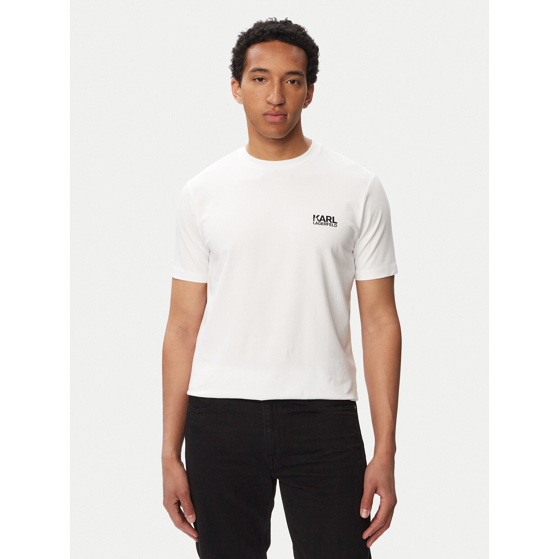 KARL LAGERFELD T-Shirt 755781 563235 Weiß Regular Fit