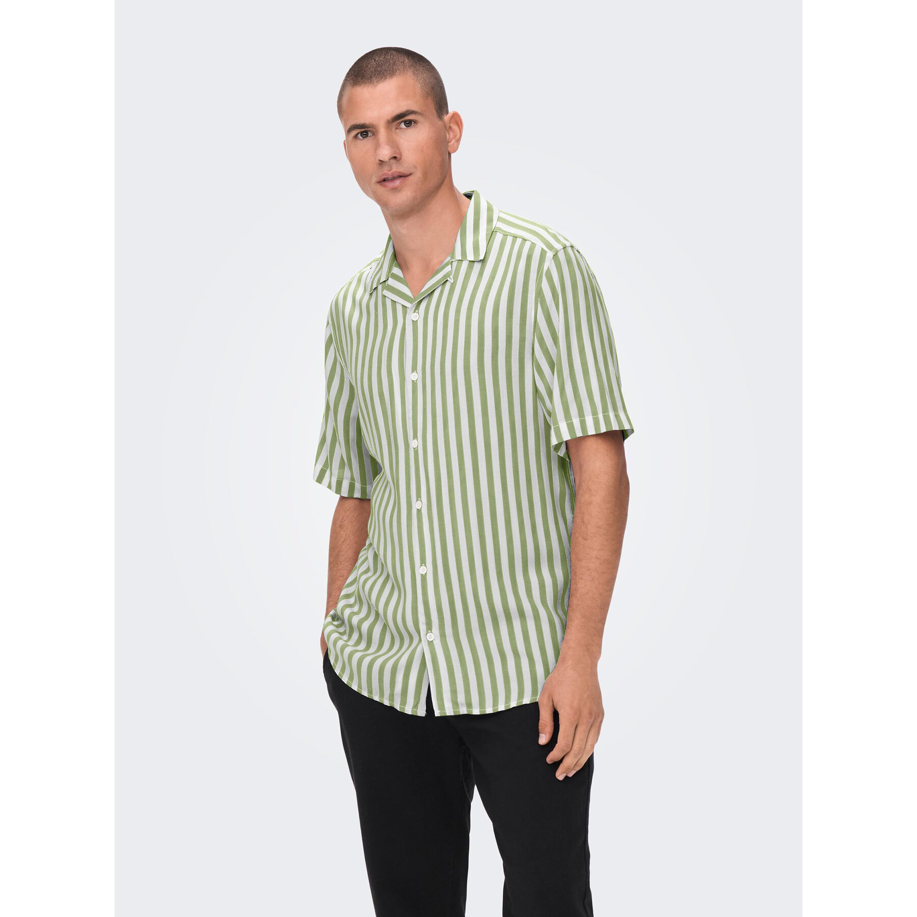 Only & Sons Hemd 22013267 Grün Regular Fit