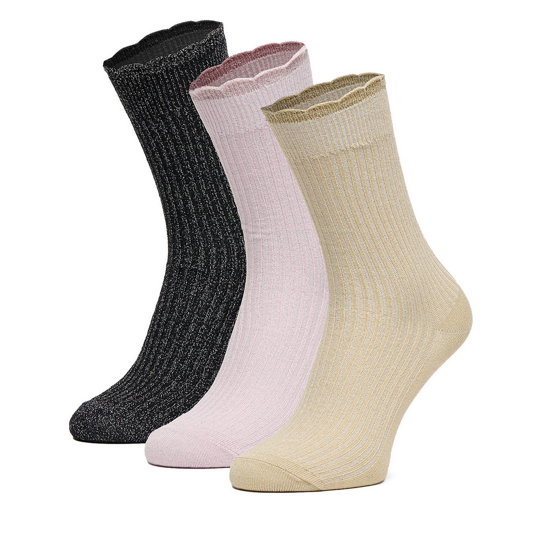Dolge nogavice Nine West CEO_AS_NW_07_W_AW25 (3 PACK) mix Roza