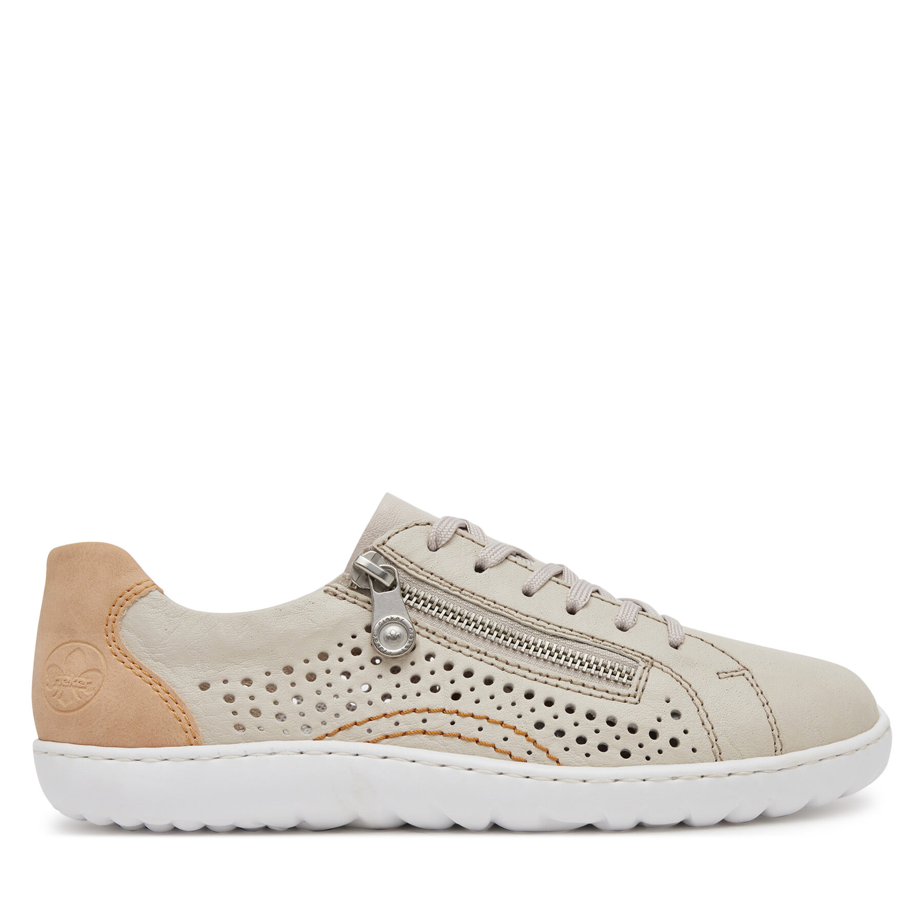 Damskie Rieker Sneakersy, Rozmiar 40 Beżowy 52824-60
