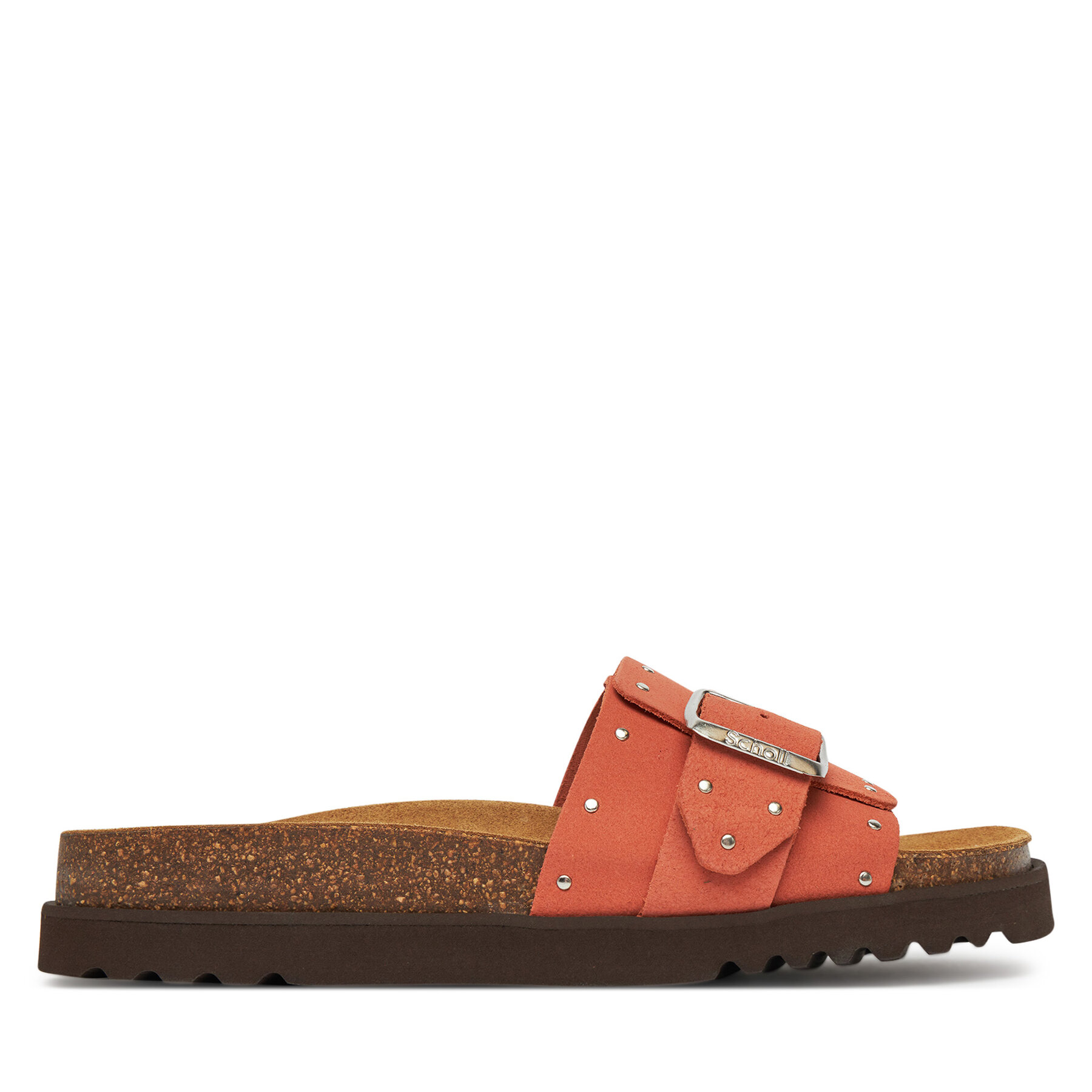 Damen Pantoletten Scholl, Schuhgröße 41, Korallenfarben, Joyce F32243