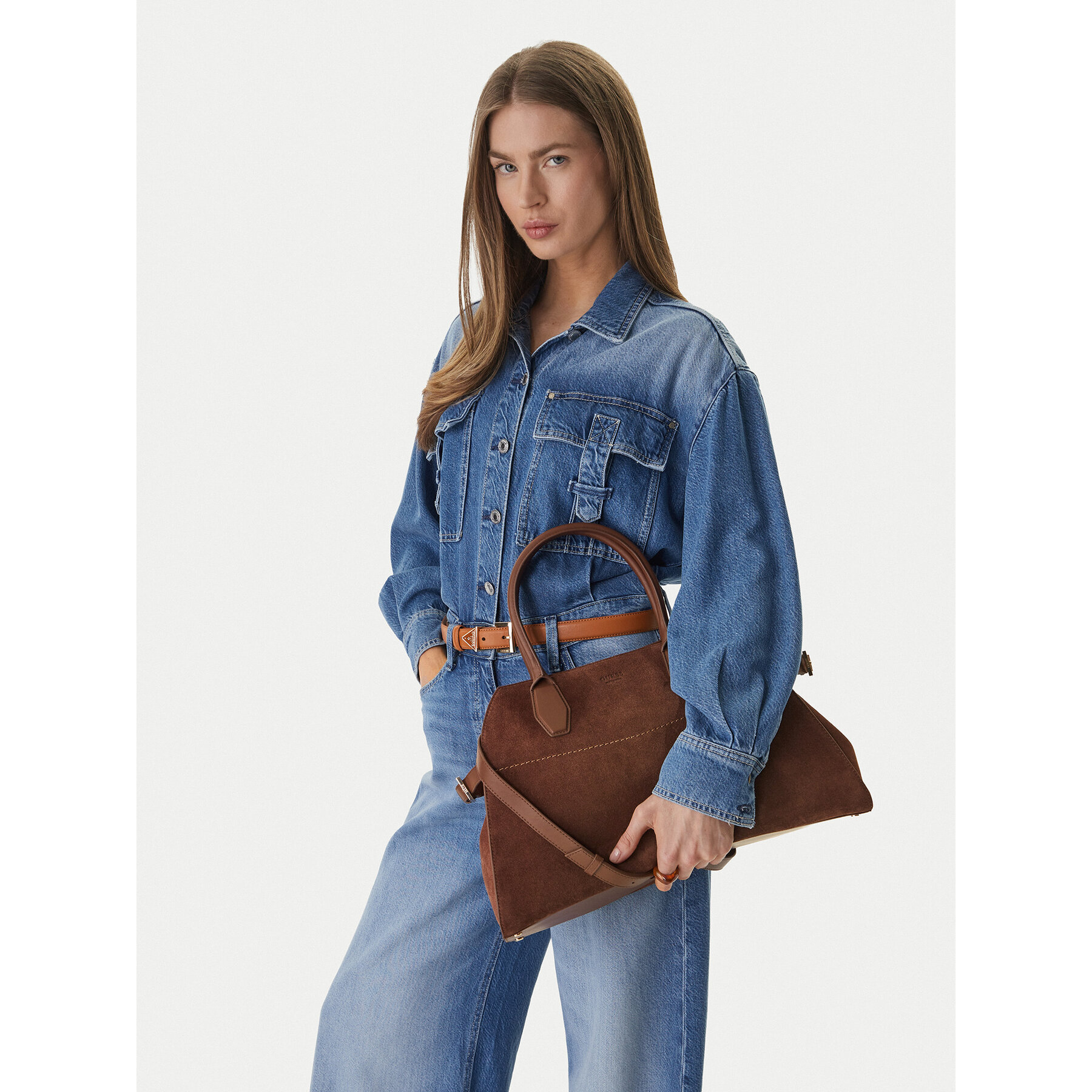 Дамска чанта Guess HWYUSS P6276 Кафяв