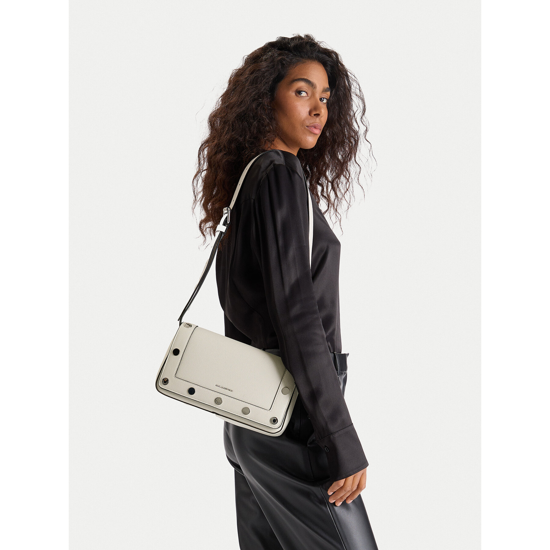 Kabelka KARL LAGERFELD A4W30121 Biela
