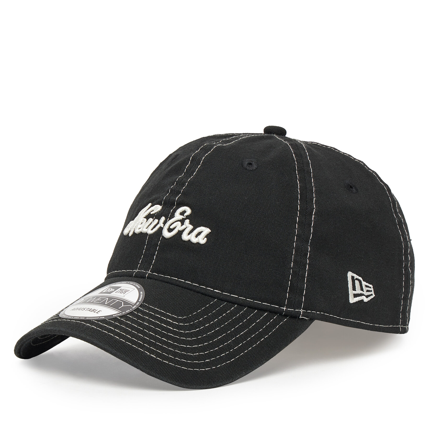 Cappellino New Era Contrast Stitch 9TWENTY 60595289 Nero
