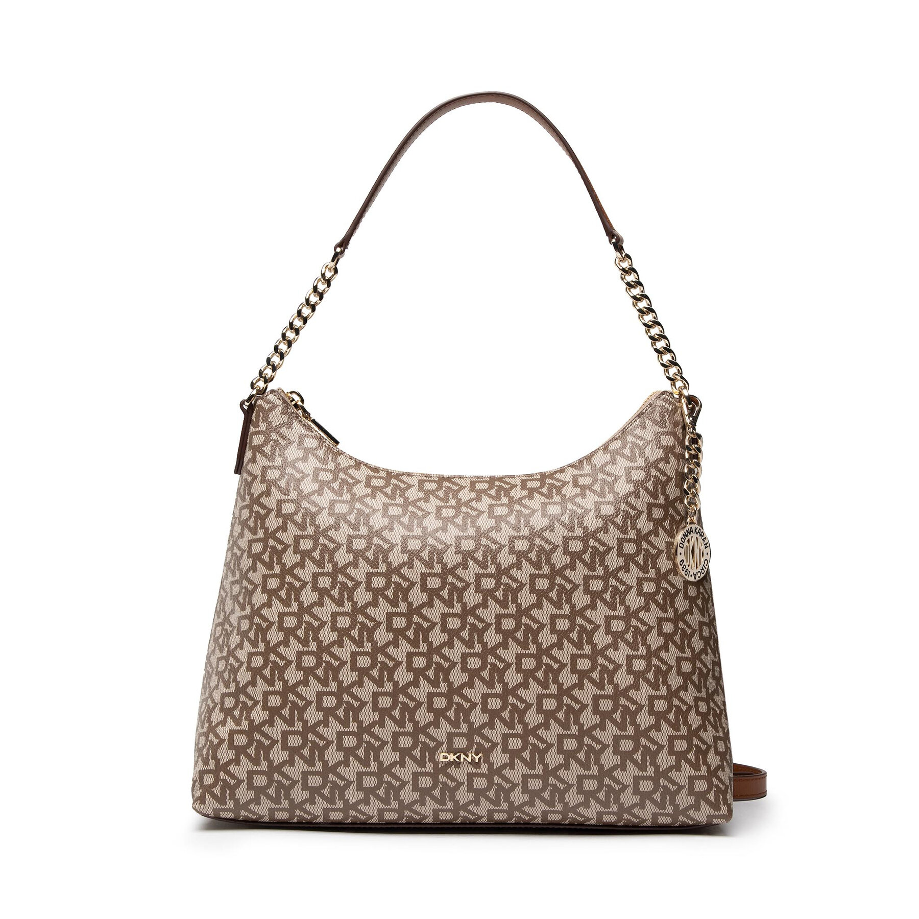Ročna torba DKNY Bryant Conv Hobo R21CJR74 Chino/Crml NHJ