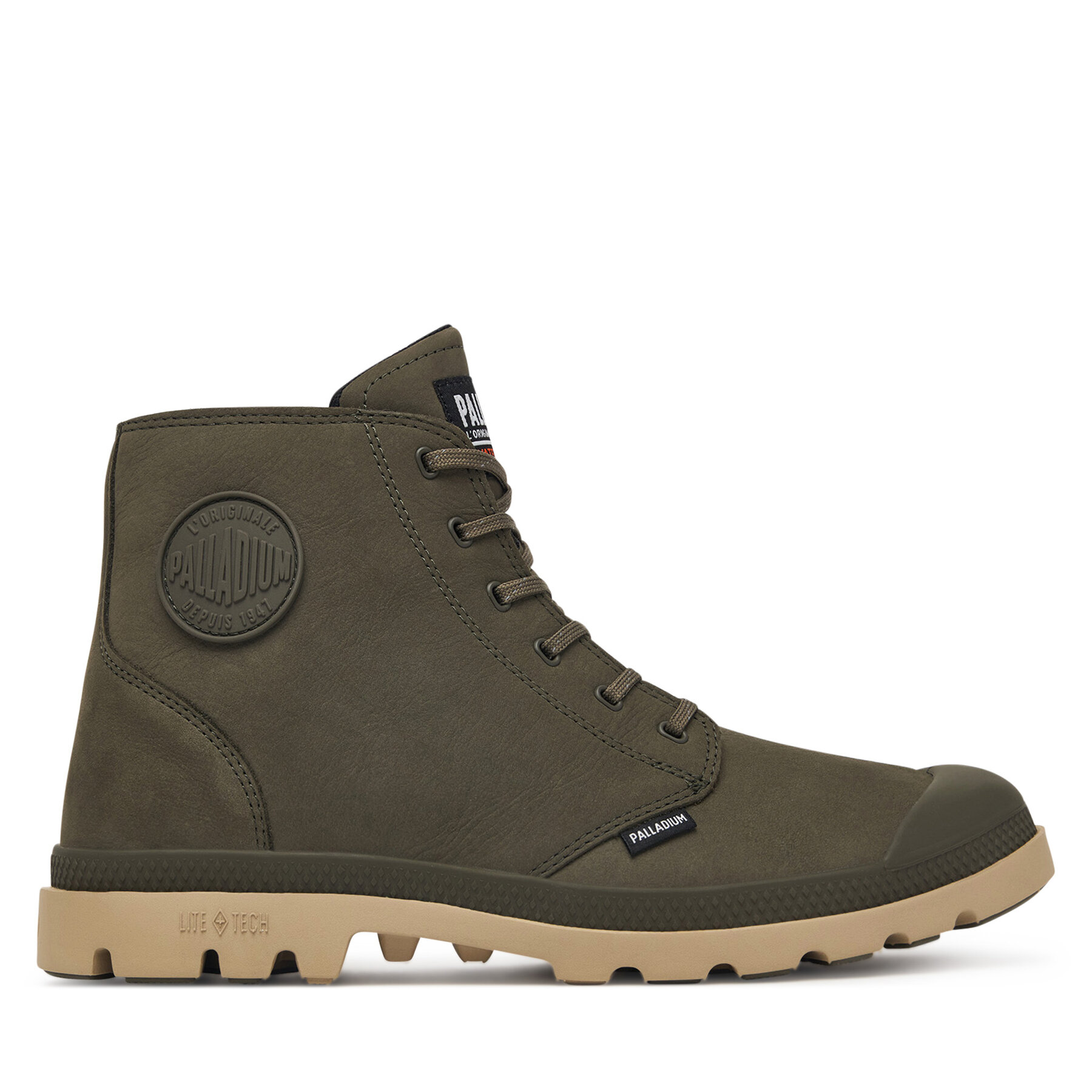 Turistická obuv Palladium Pampa Lite  Zip Wp  79577-325-M Tmavě zelená