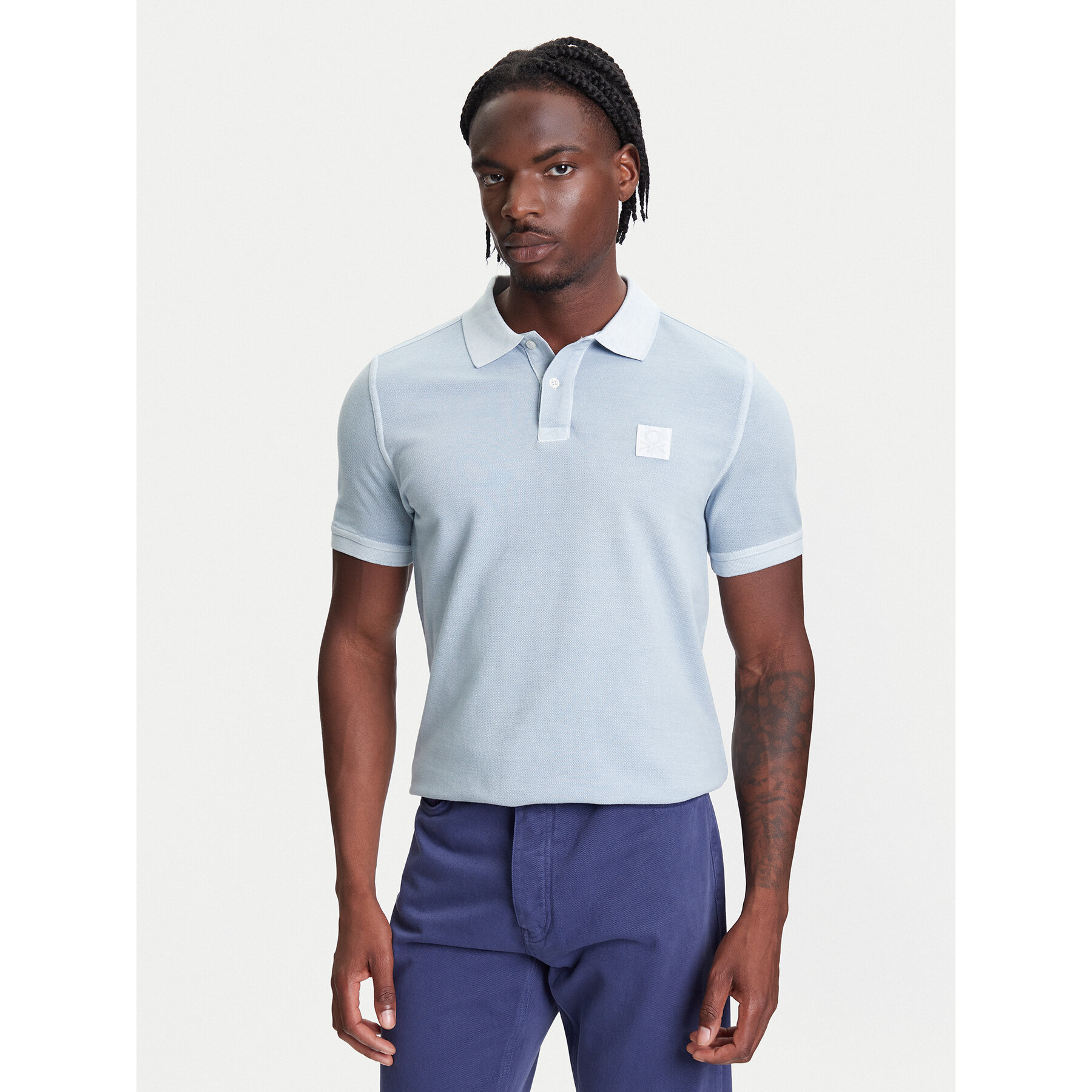 United Colors Of Benetton Polo 3089U302D Blu Regular Fit