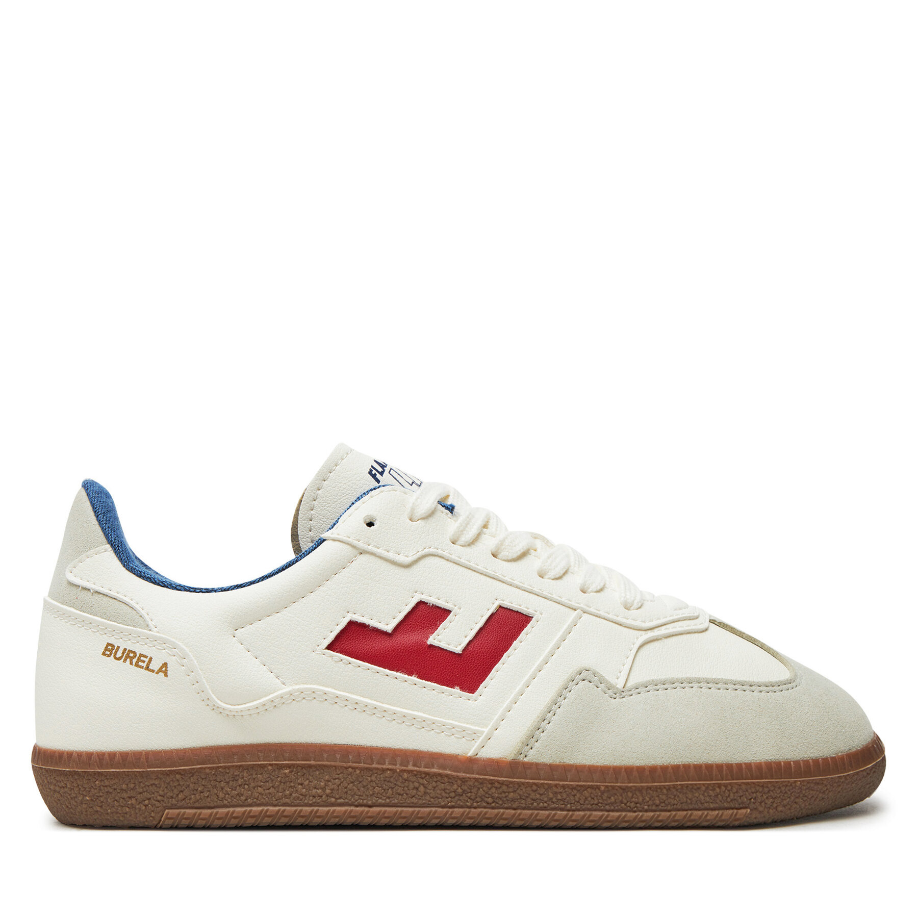 Sneakers Flamingos Life Burela Slim Olimpic Bianco