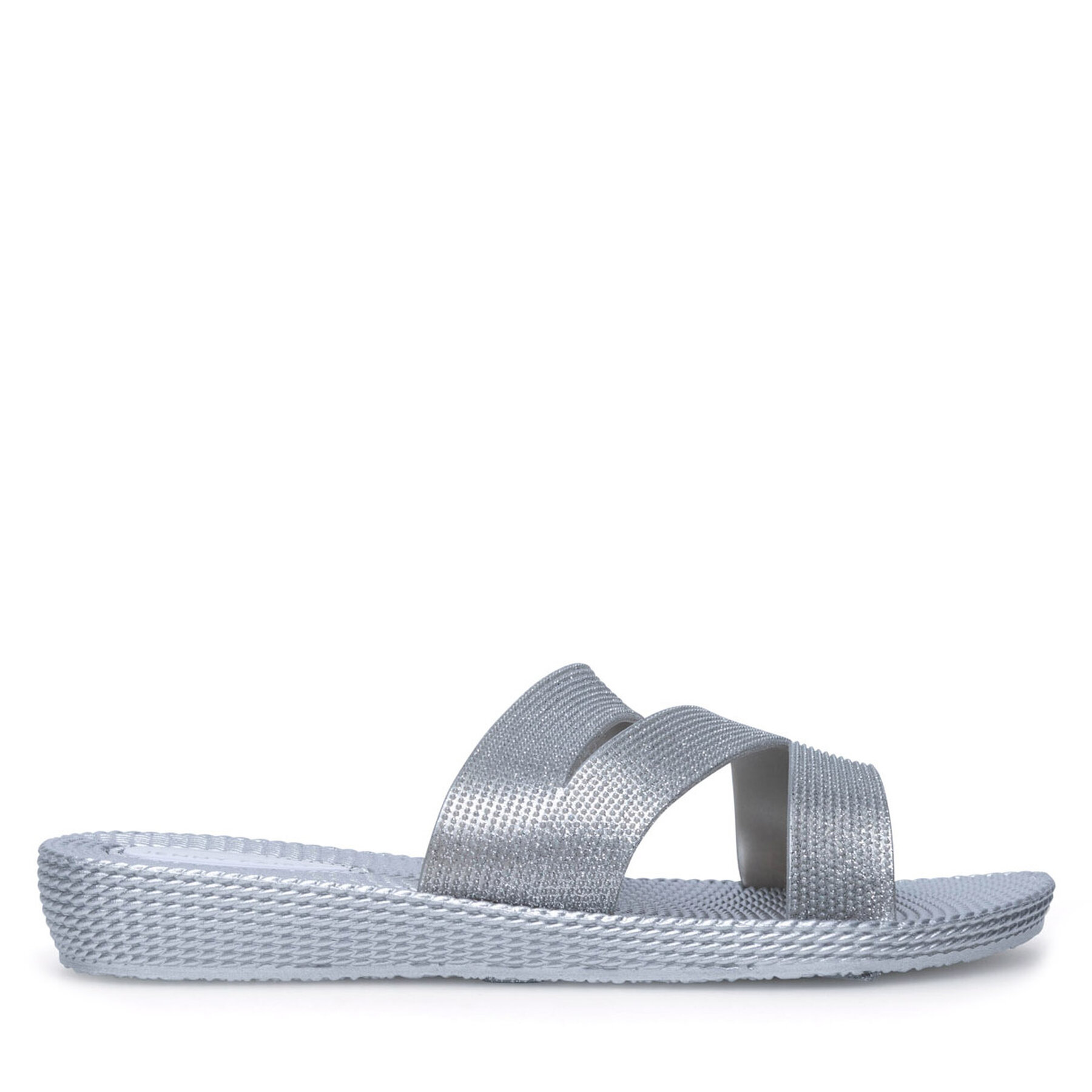 Damen Pantoletten Jenny Fairy, Schuhgröße 36, Silberfarben, WFA2743-1