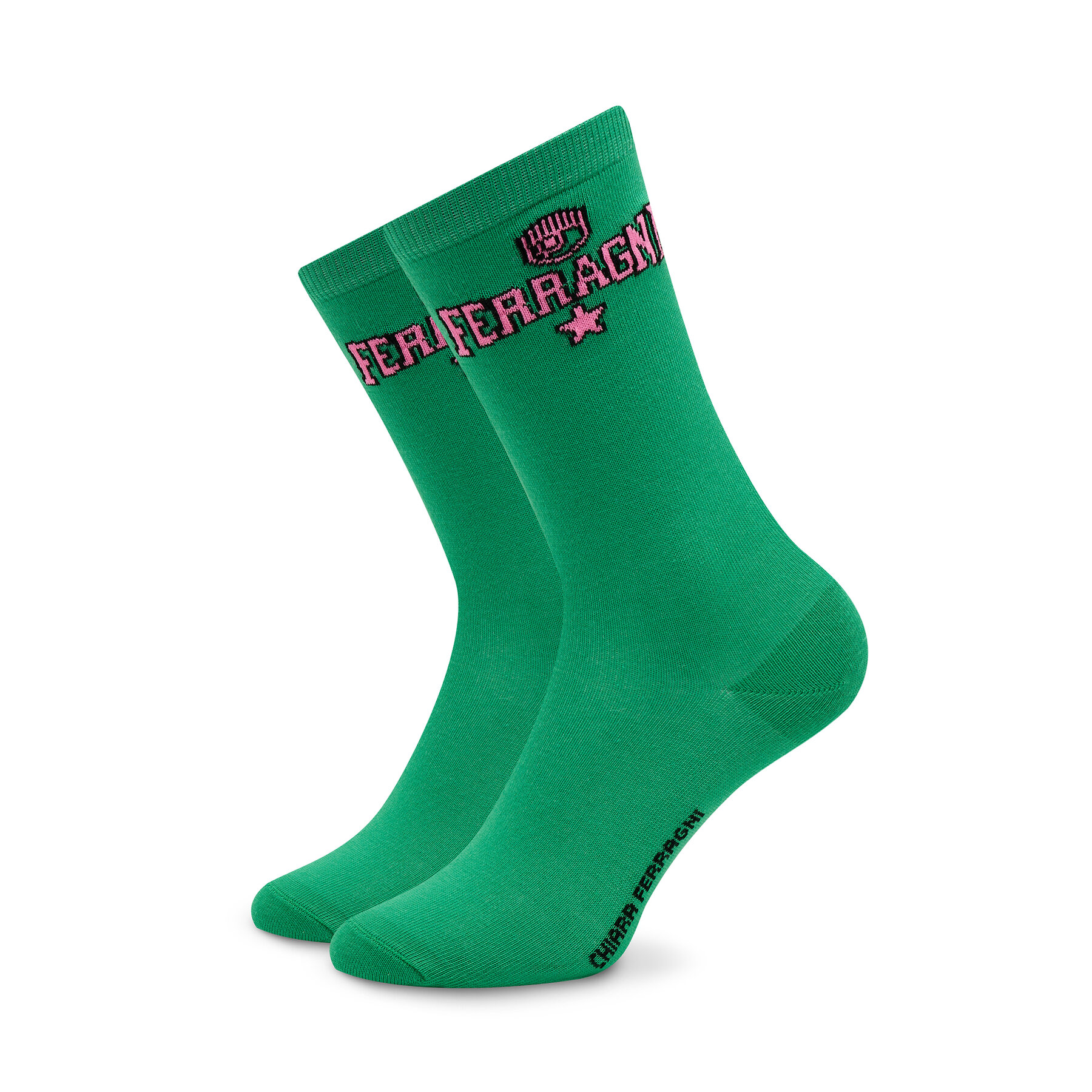 Calcetines altos para mujer Chiara Ferragni 74SB0J04 Verde