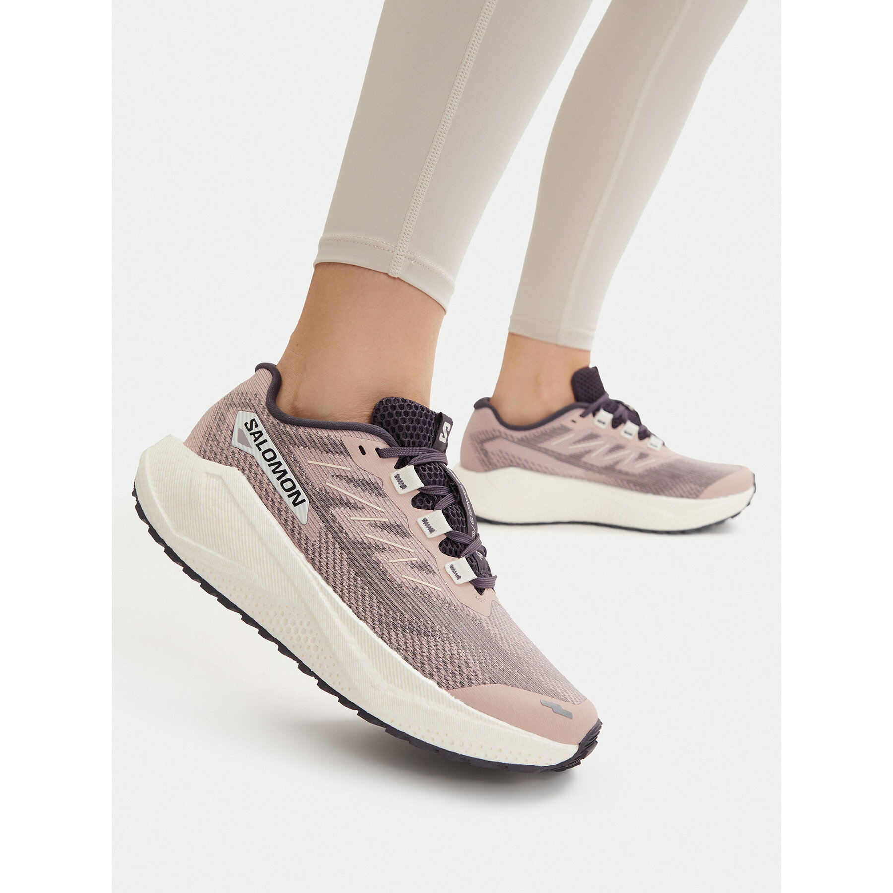 Salomon Donna Scarpe running, Taglia 38, Beige, Aero Blaze 3 Grvl W L49218000, taglia : 38