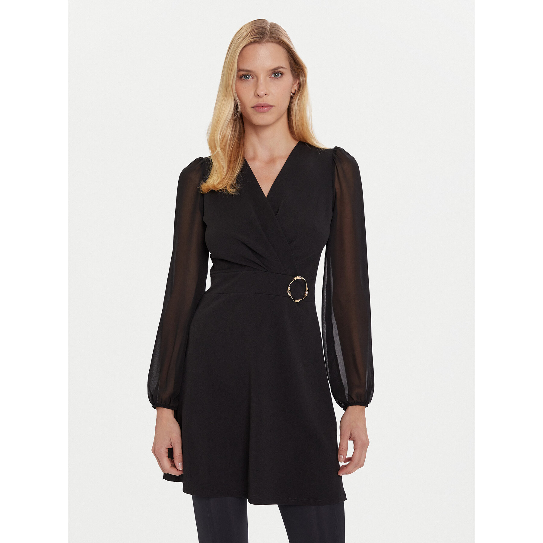 Morgan Coctailkleid 252-RSONIA Schwarz Slim Fit
